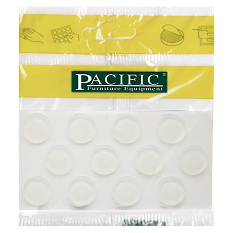 Topes de Mesa de Vidrio PACIFIC - Almohadillas Antideslizantes 50 Piezas