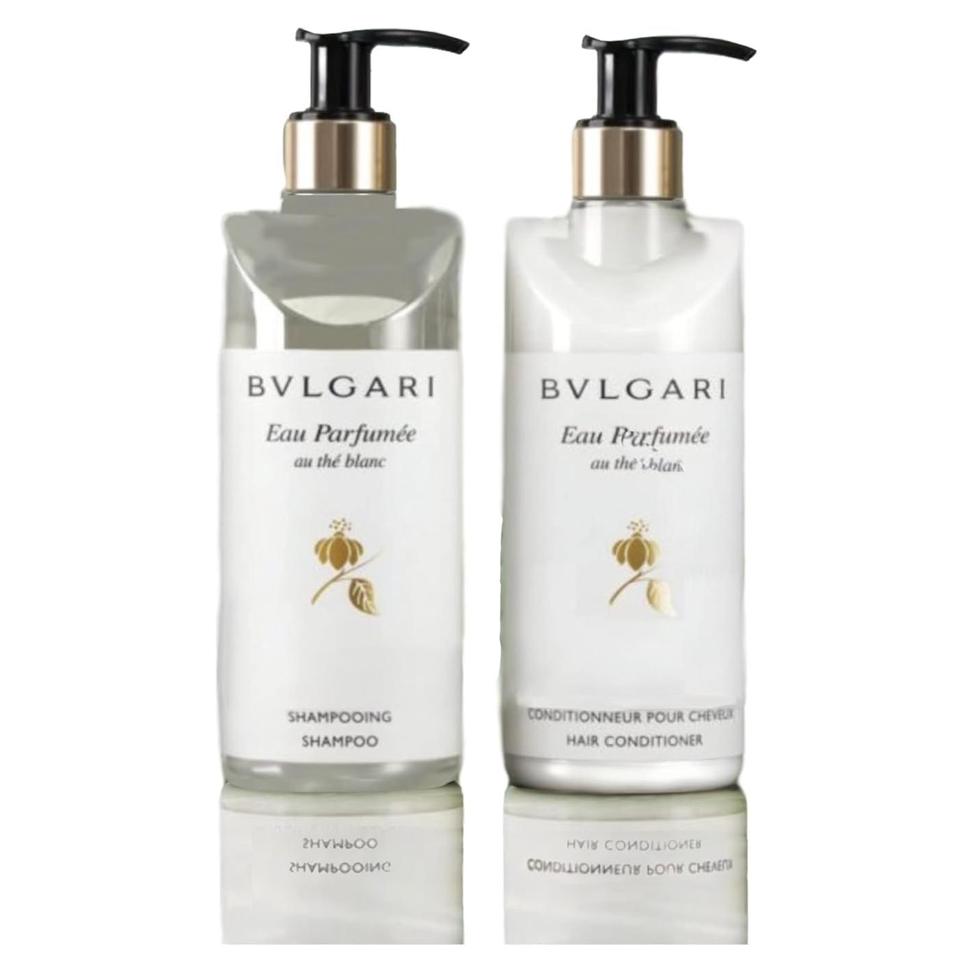 Set Champú y Acondicionador BVLGARI Té Blanco 300 mL