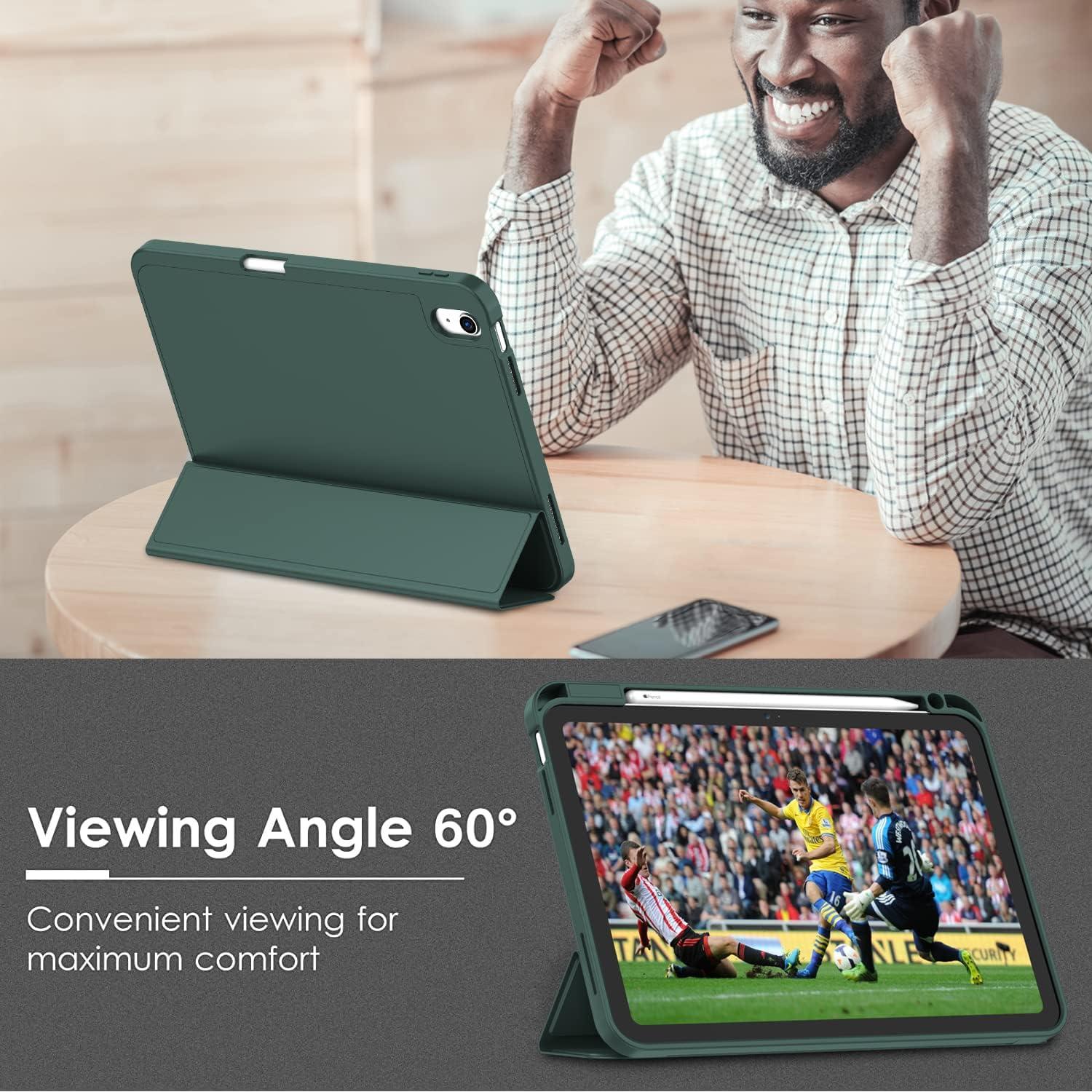 Funda ZryXal para iPad 10.9" 10ª Gen 2022 con Soporte Lápiz