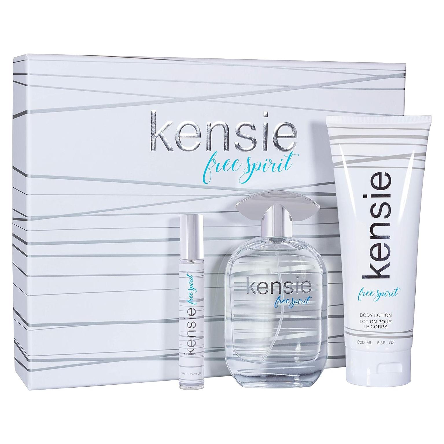 Set de Regalo Kensie Libre Espíritu 3 Piezas - Fragancia Afrutada