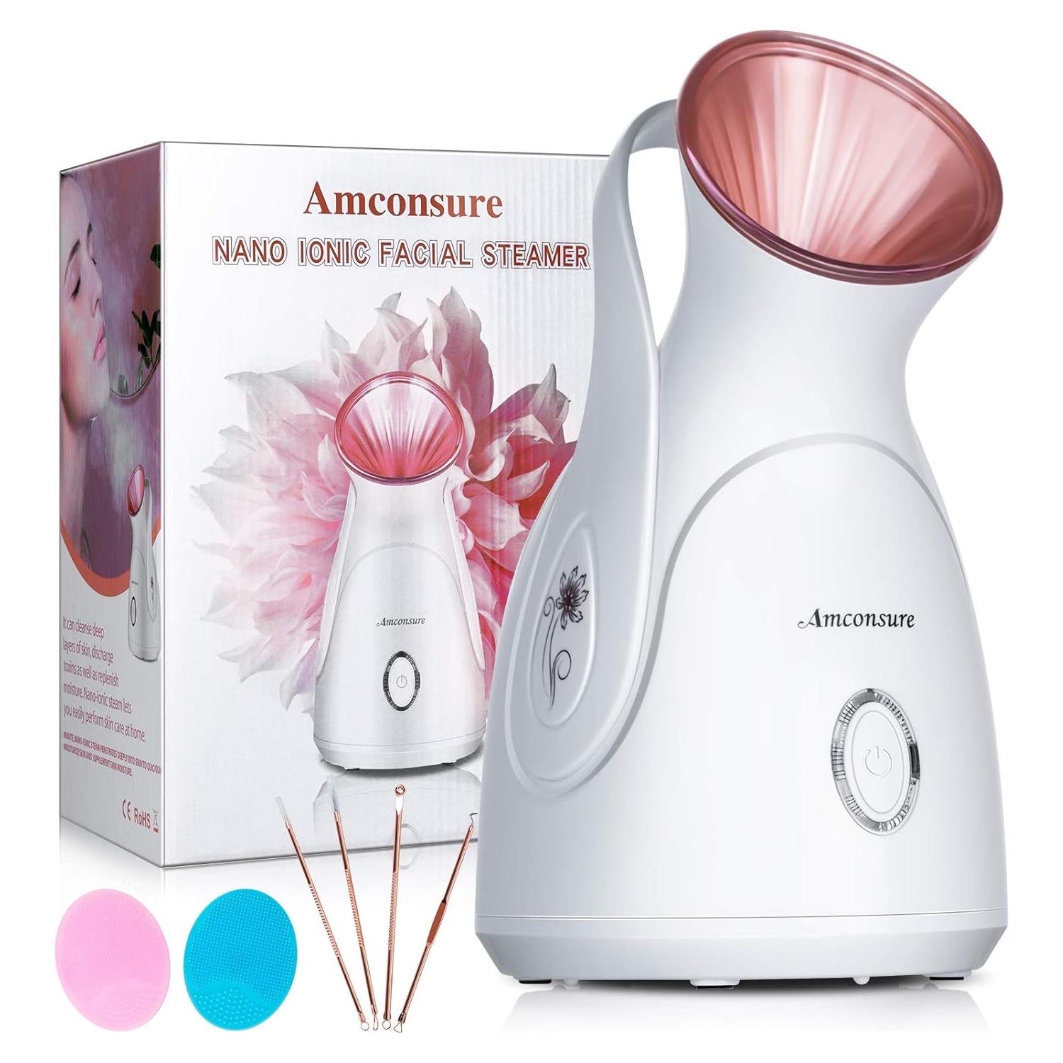 Vaporizador Facial Amconsure Nano Iónico 100ml Hidratante