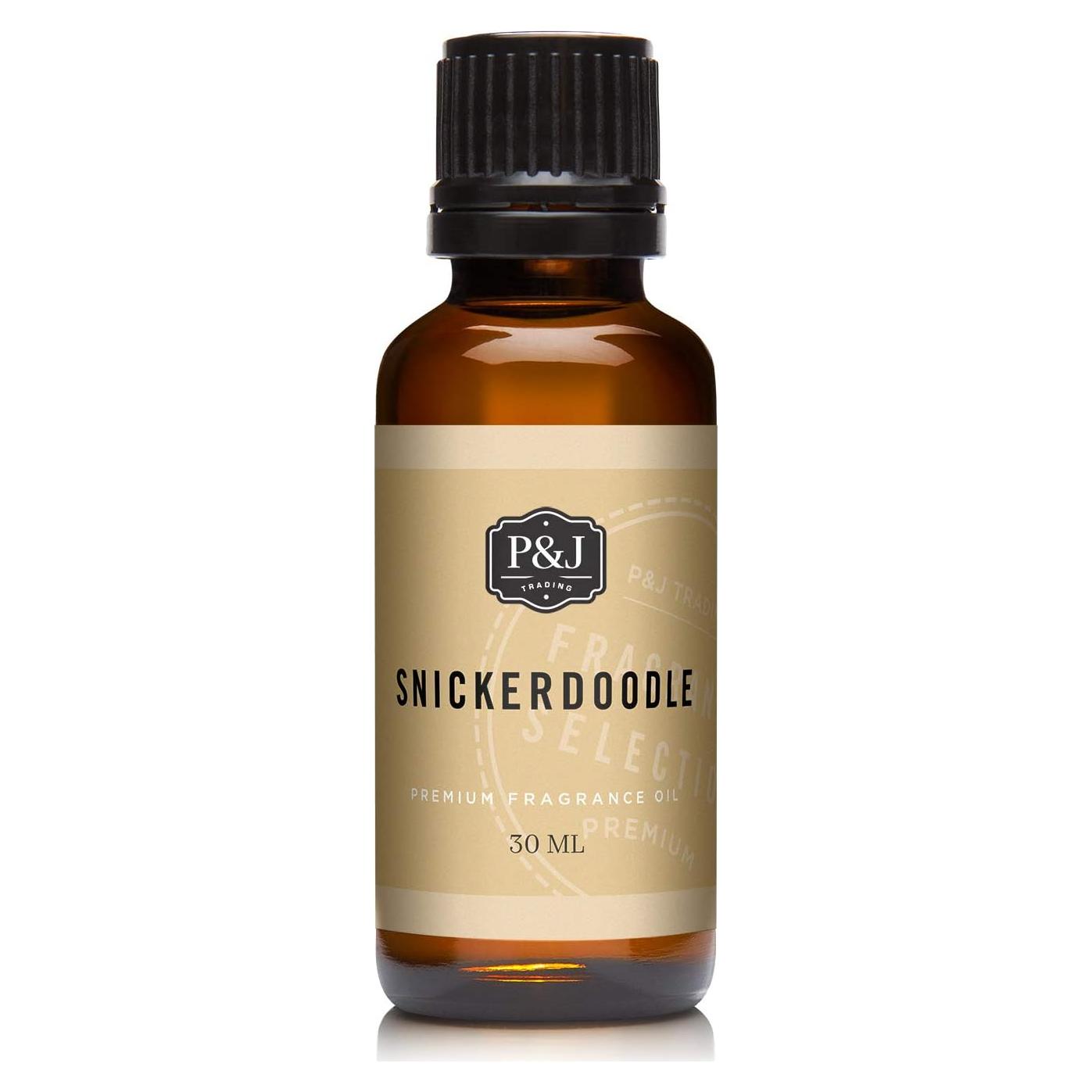 Aceite Aromático Snickerdoodle 30ml P&J Trading - Fragancia para Velas y Jabones