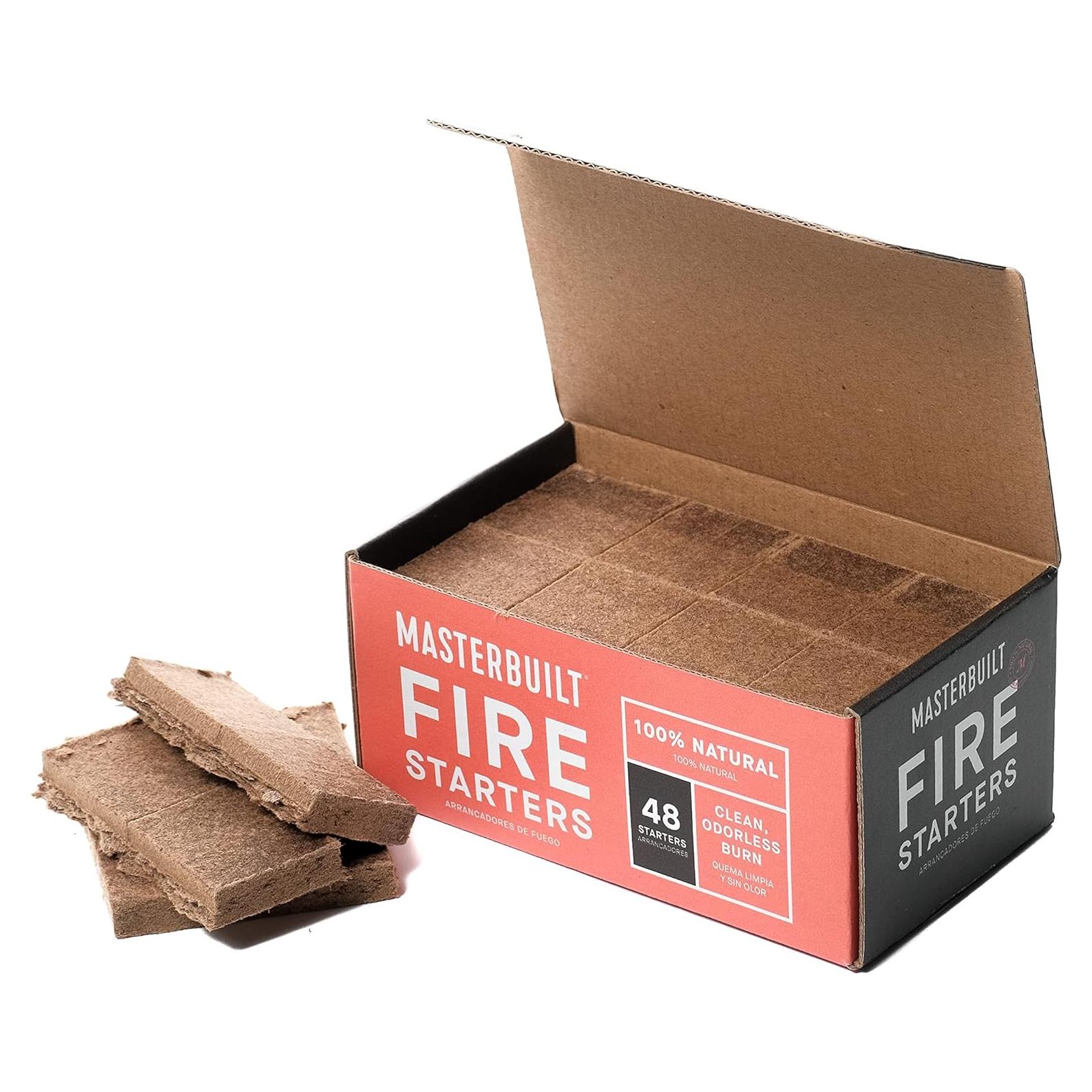 Iniciadores de Fuego Masterbuilt 48 Unidades Sin Olor para Parrillas