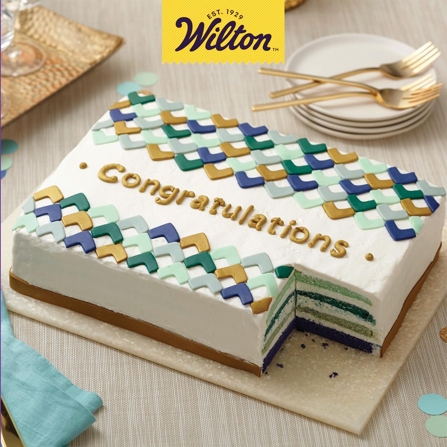 Set de 2 Moldes Rectangulares Antiadhesivos Wilton 23x33 cm