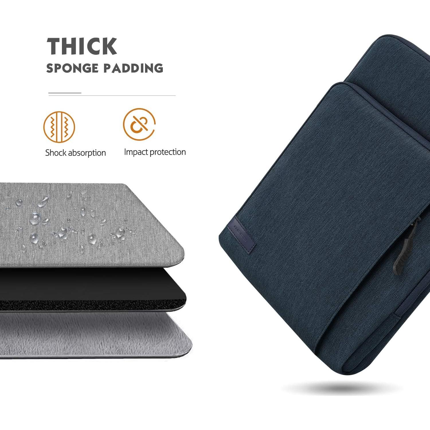 MoKo Funda para Tabletas 9-11" Indigo con Bolsillos