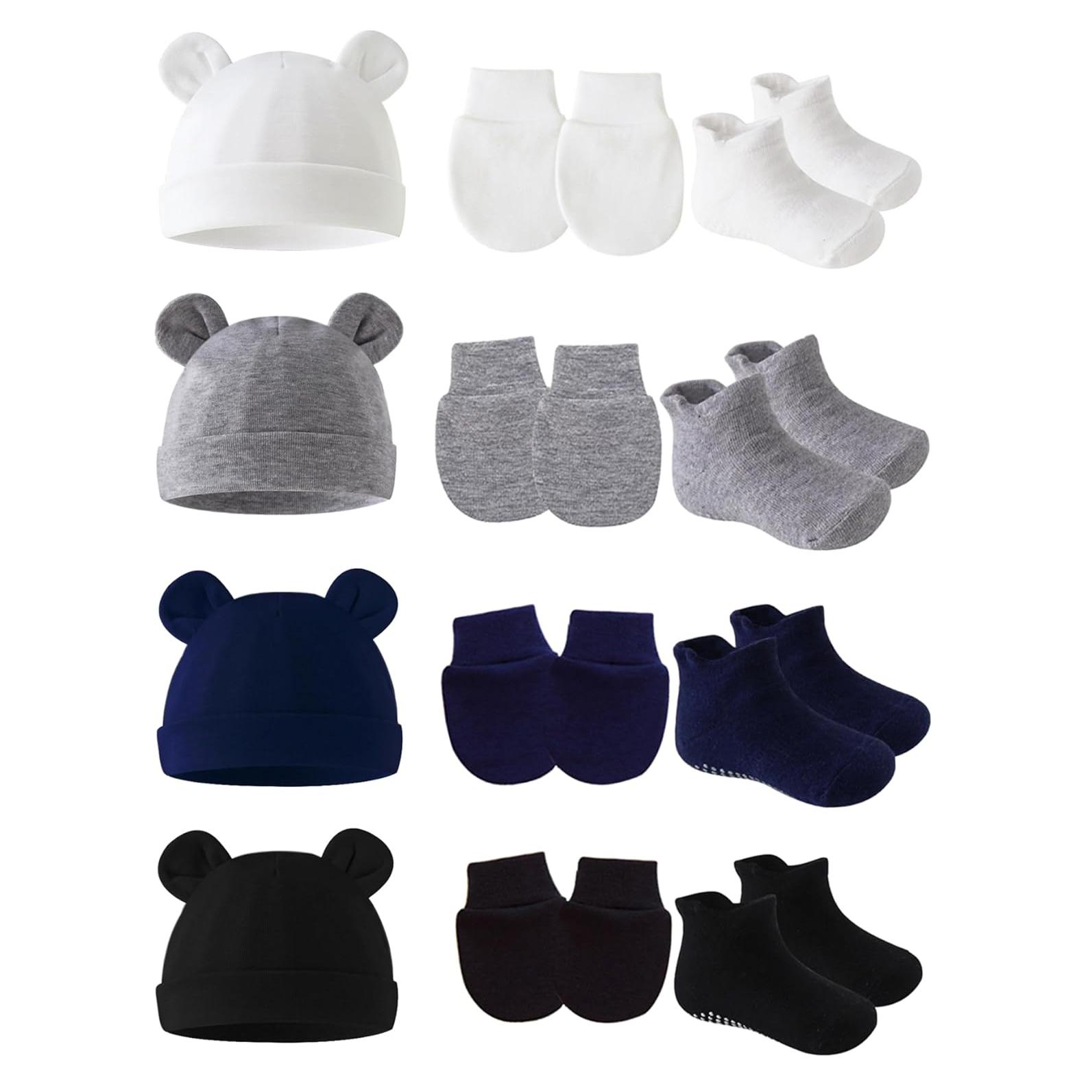 Conjunto de Gorro, Manoplas y Calcetines para Bebés Zurlefy