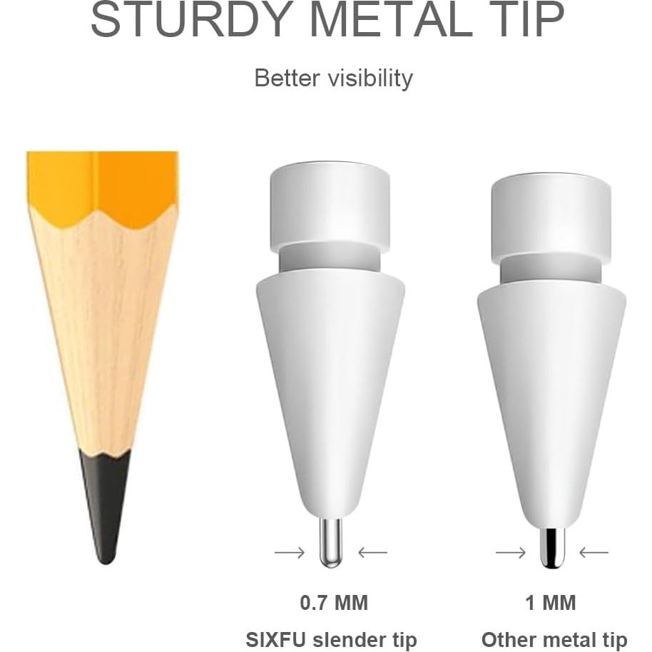 Consejos de Reemplazo para Apple Pencil Pro - 6 Piezas