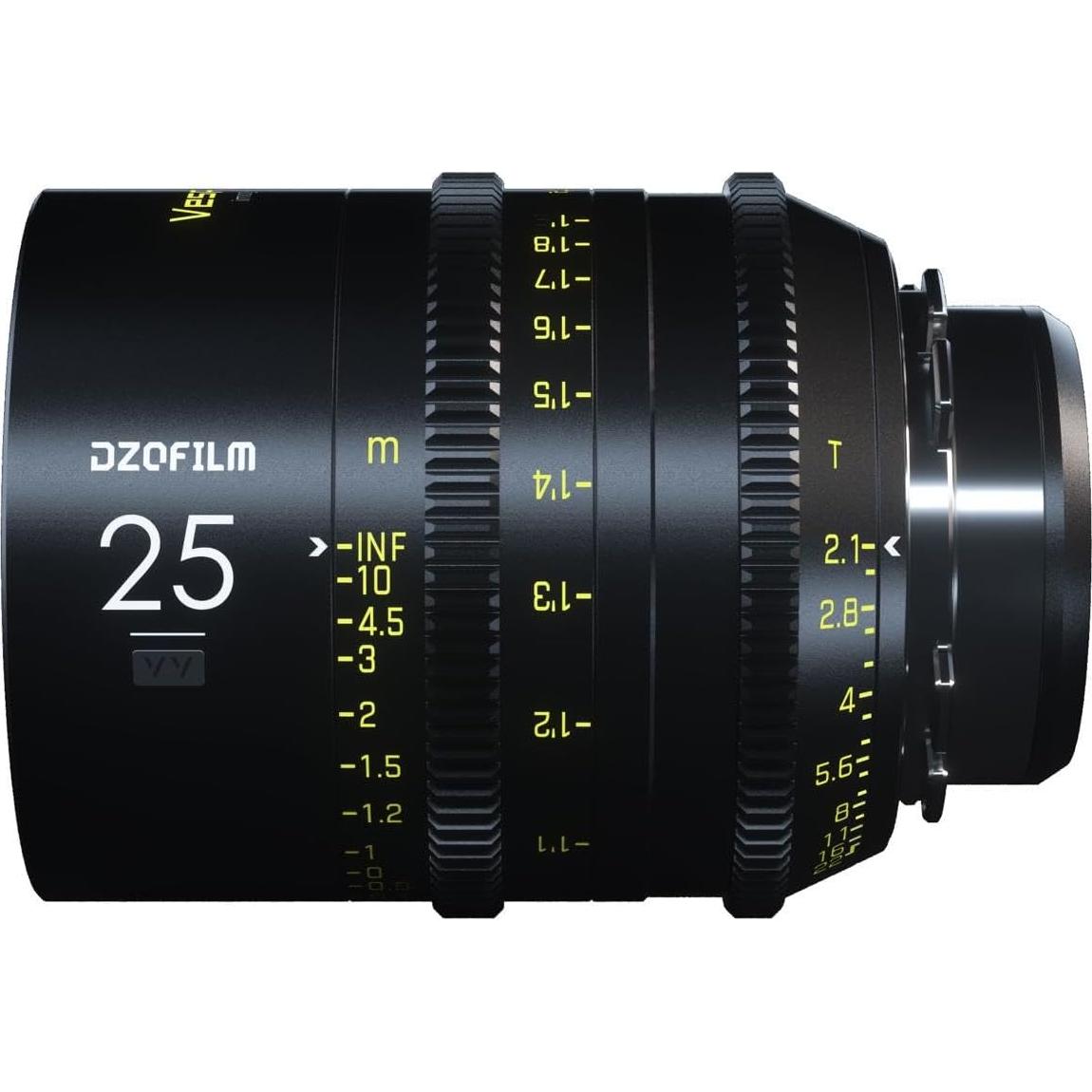 Lente de cine DZOFilm Vespid Prime 25mm T2.1 PL - 1.57 kg