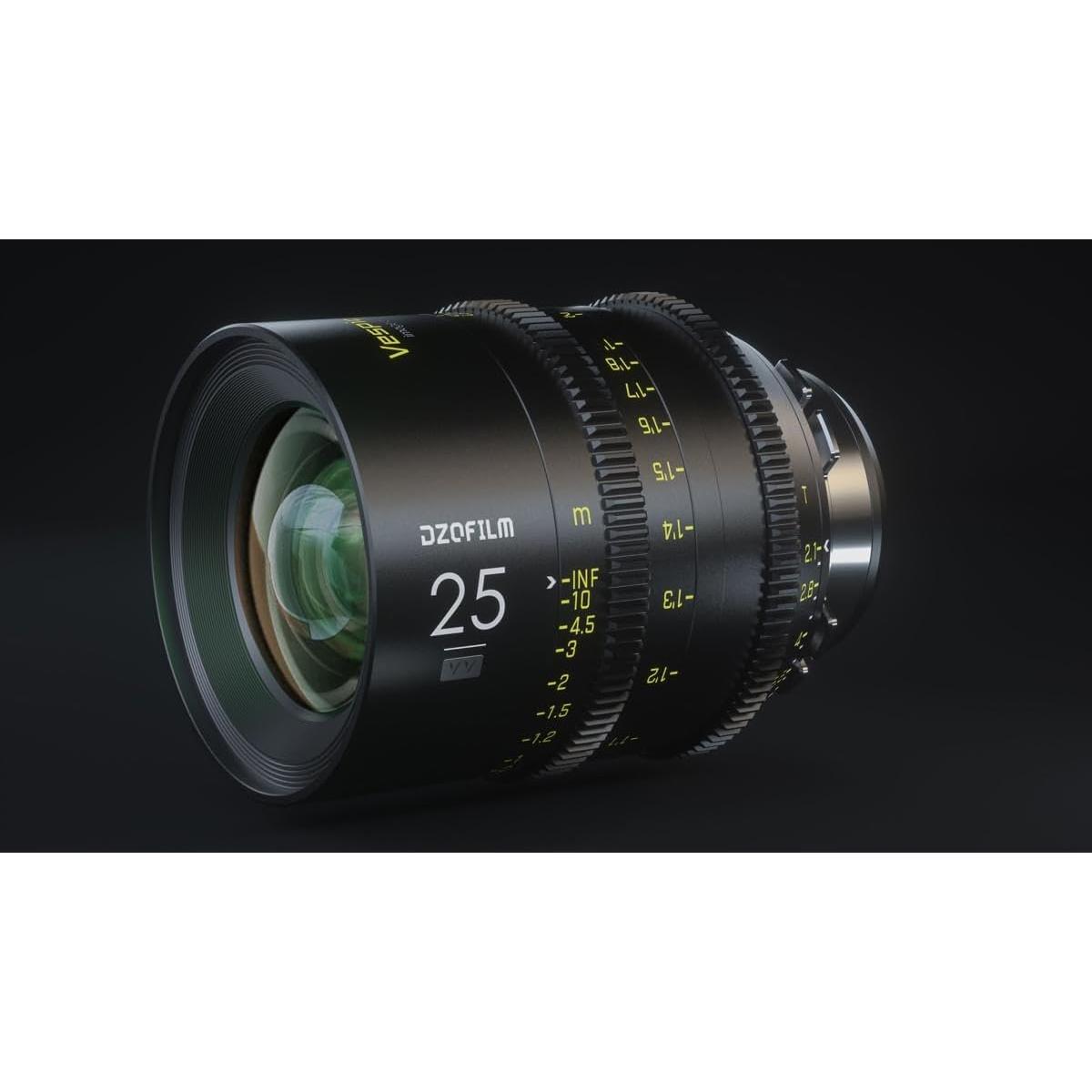 Lente de cine DZOFilm Vespid Prime 25mm T2.1 PL - 1.57 kg
