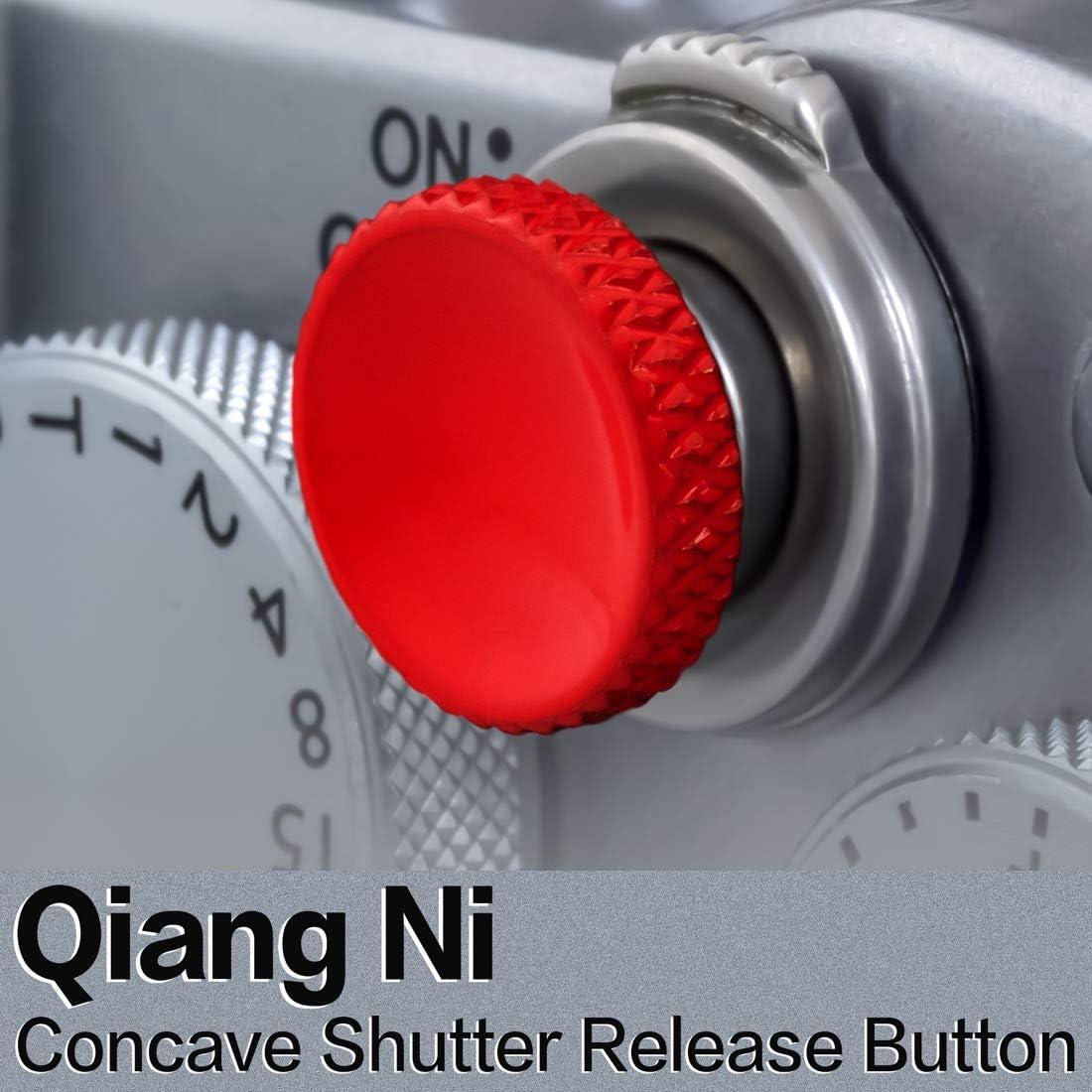 Botón de Obturador Suave Qiang Ni Rojo para Cámaras Fujifilm y Nikon