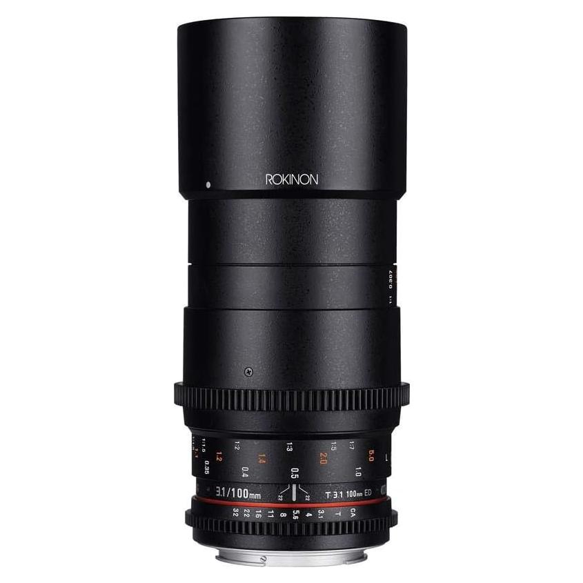 Lente Telefoto Macro Rokinon Cine DS 100mm T3.1 para Sony E