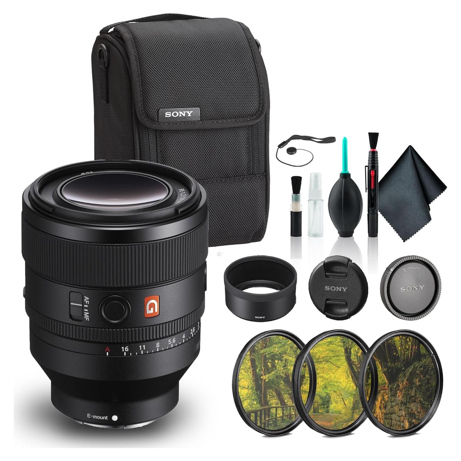 Lente Sony FE 50mm F1.2 GM - Apertura Ultra-Brillante, Kit Completo