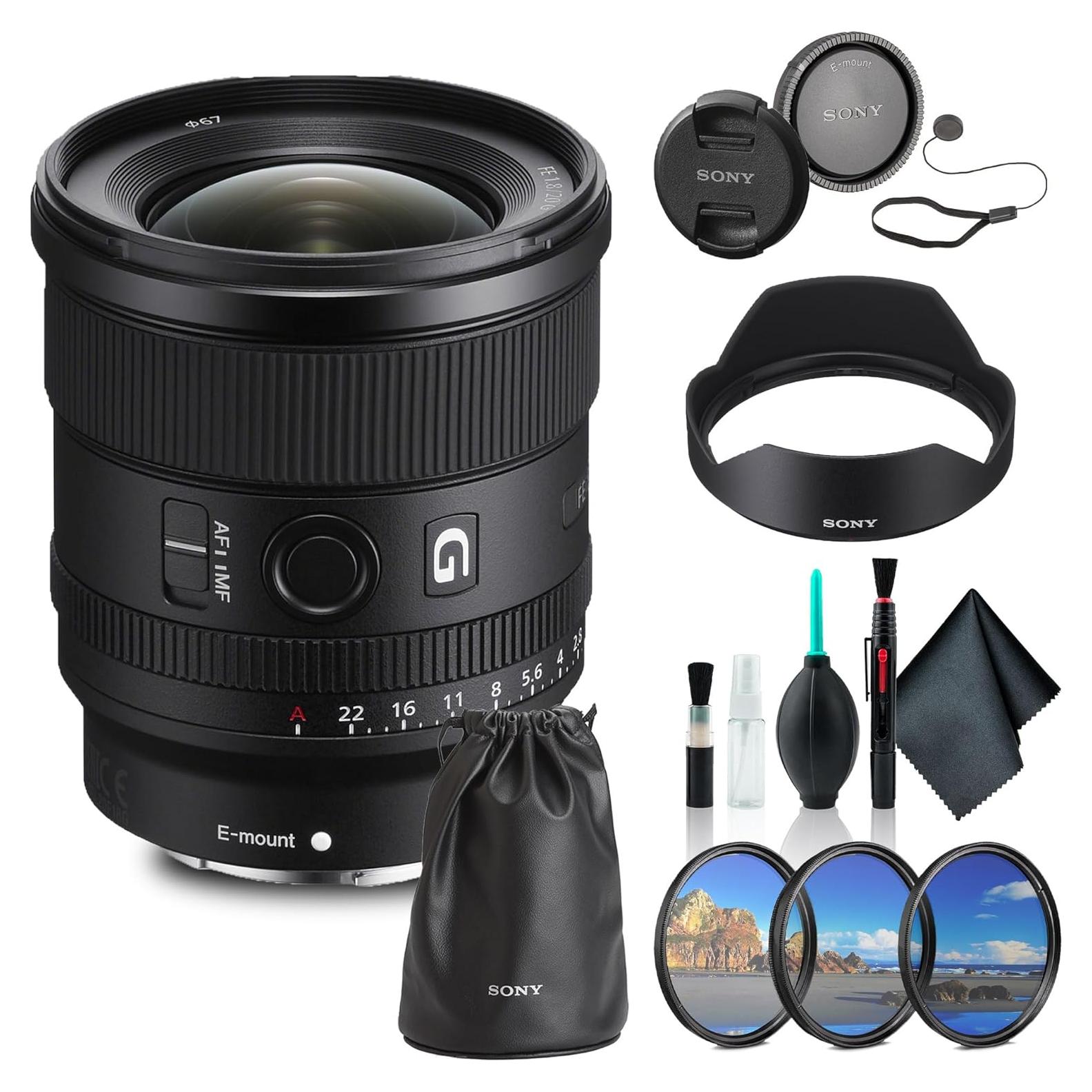 Lente Prime Ultra-Ancho Sony FE 20mm F1.8 G - SEL20F18G