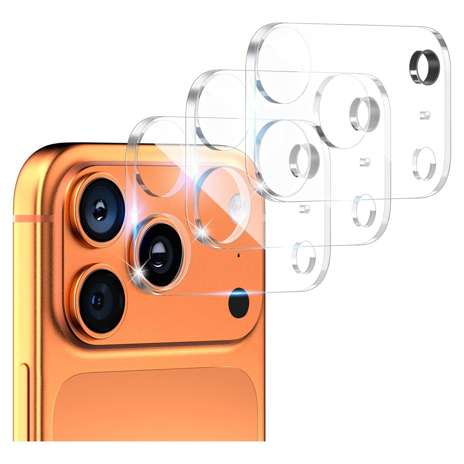 Protector de Lente de Cámara CloudValley para iPhone 17 Pro 3 Pack