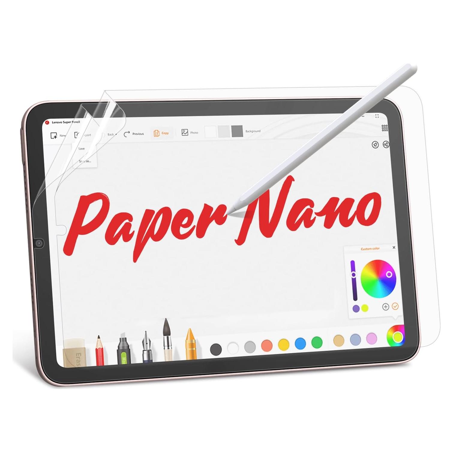 Protector de Pantalla BERSEM 2 Pack para iPad Mini 7/6