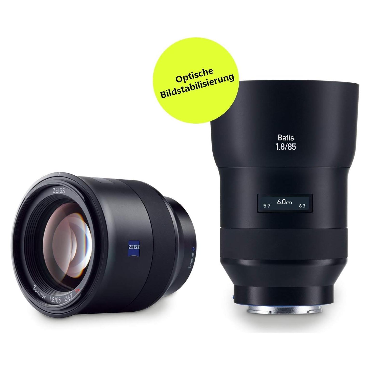 Lente Zeiss Batis 85mm f/1.8 para Montura E de Sony Renovado