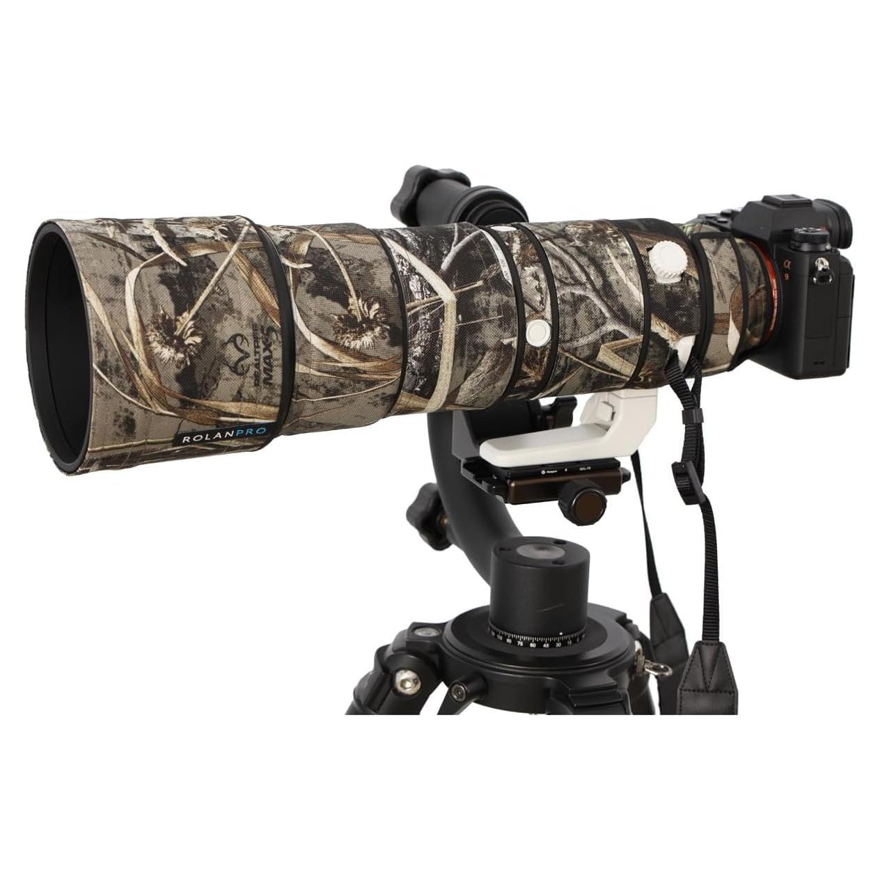 Funda Impermeable ROLANPRO Camuflaje para Sony FE 200-600mm