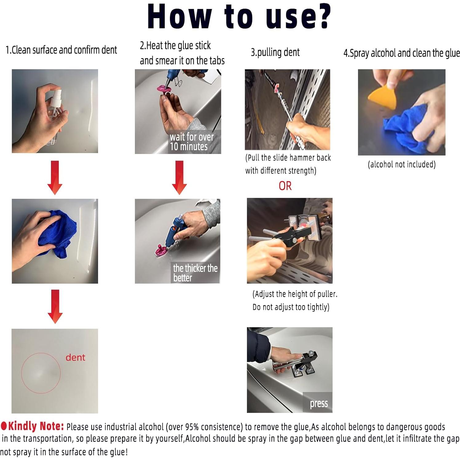 Kit de Extracción de Abolladuras NIUVOCY TZ147 147 Piezas