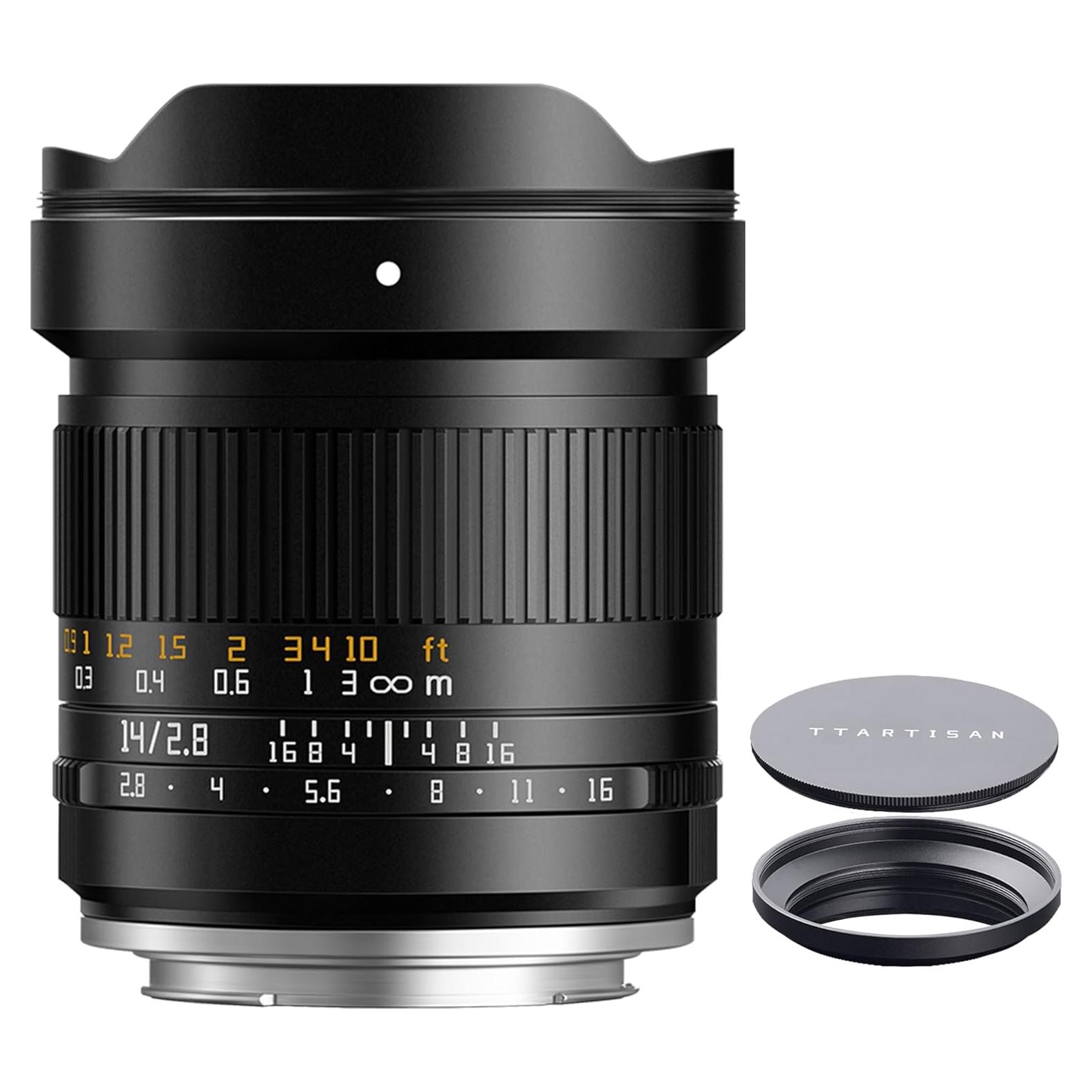 Lente Gran Angular TTArtisan 14mm F2.8 para Sony E