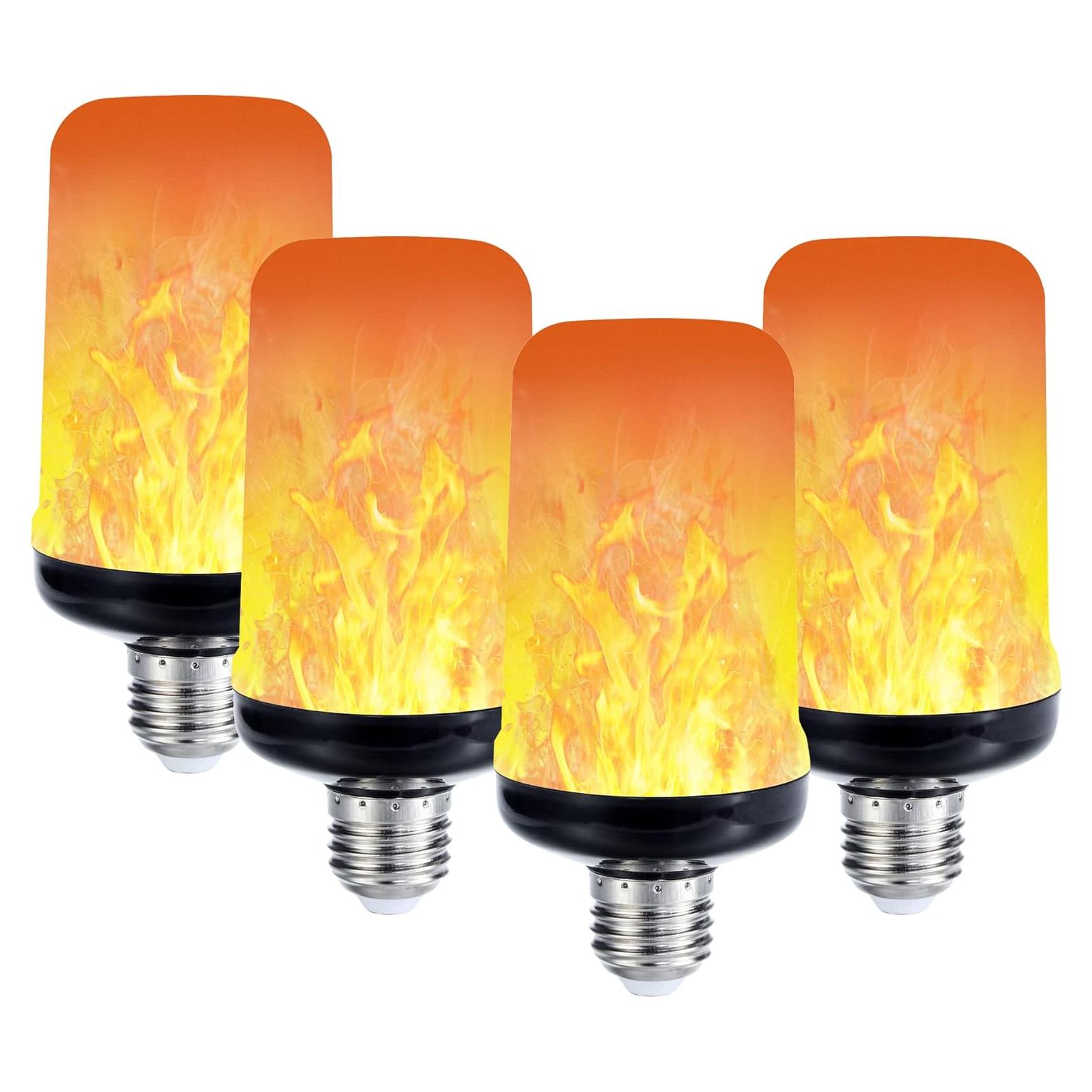 Bombilla LED Efecto Llama Lpraer - 4 Modos, 14cm, 299g