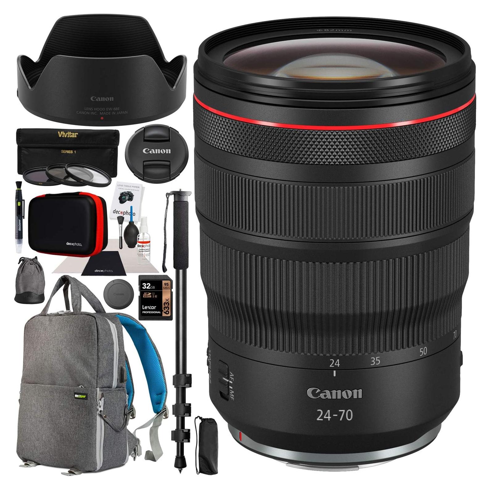 Lente Canon RF 24-70mm F2.8L IS USM para Cámaras Sin Espejo