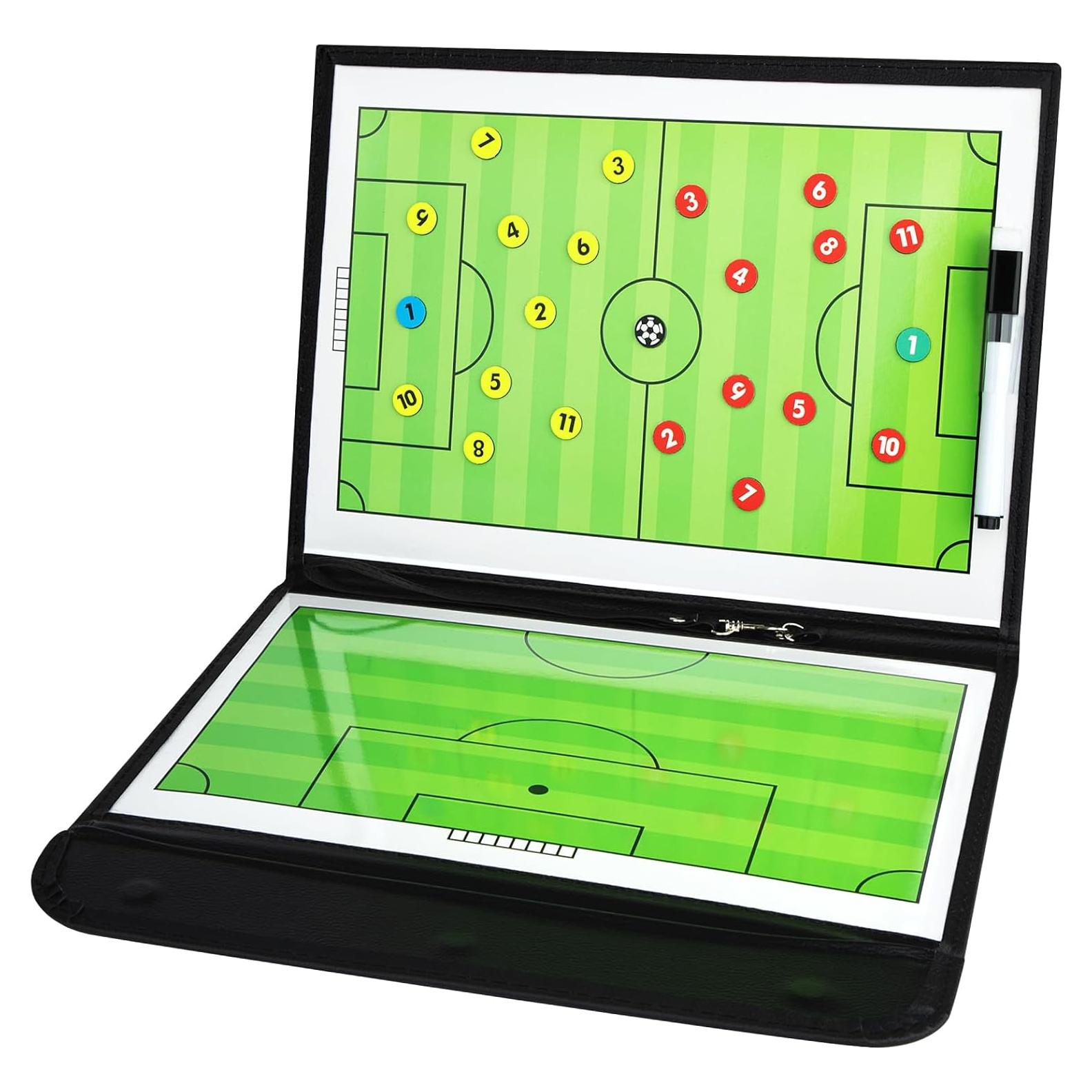 Tablero de Entrenamiento de Fútbol Keweis Magnético 31.7x23.5cm