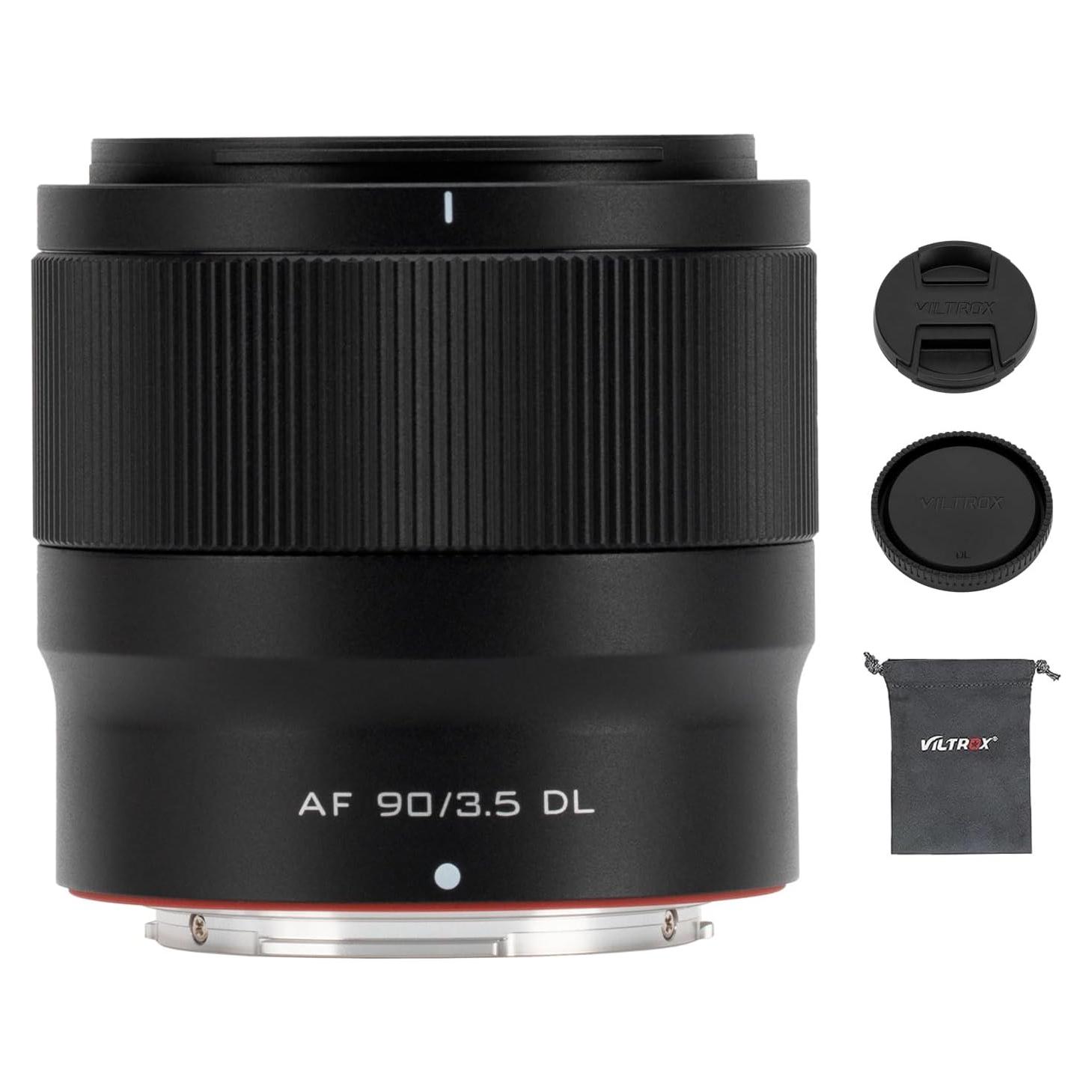 Lente VILTROX AF 90mm F3.5 Montura DL Enfoque Automático 8K