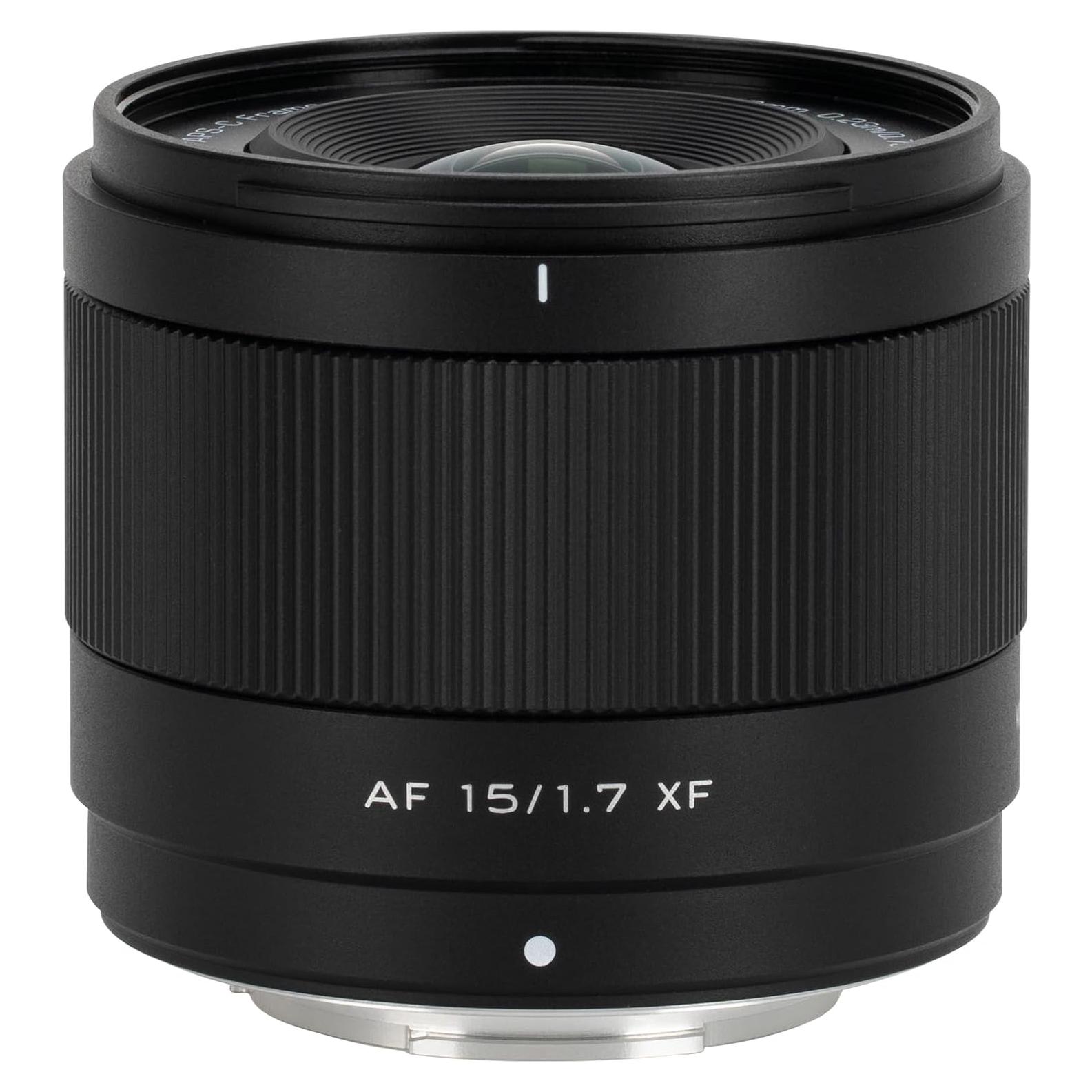 Lente VILTROX 15mm F1.7 X-Mount para Fujifilm APS-C