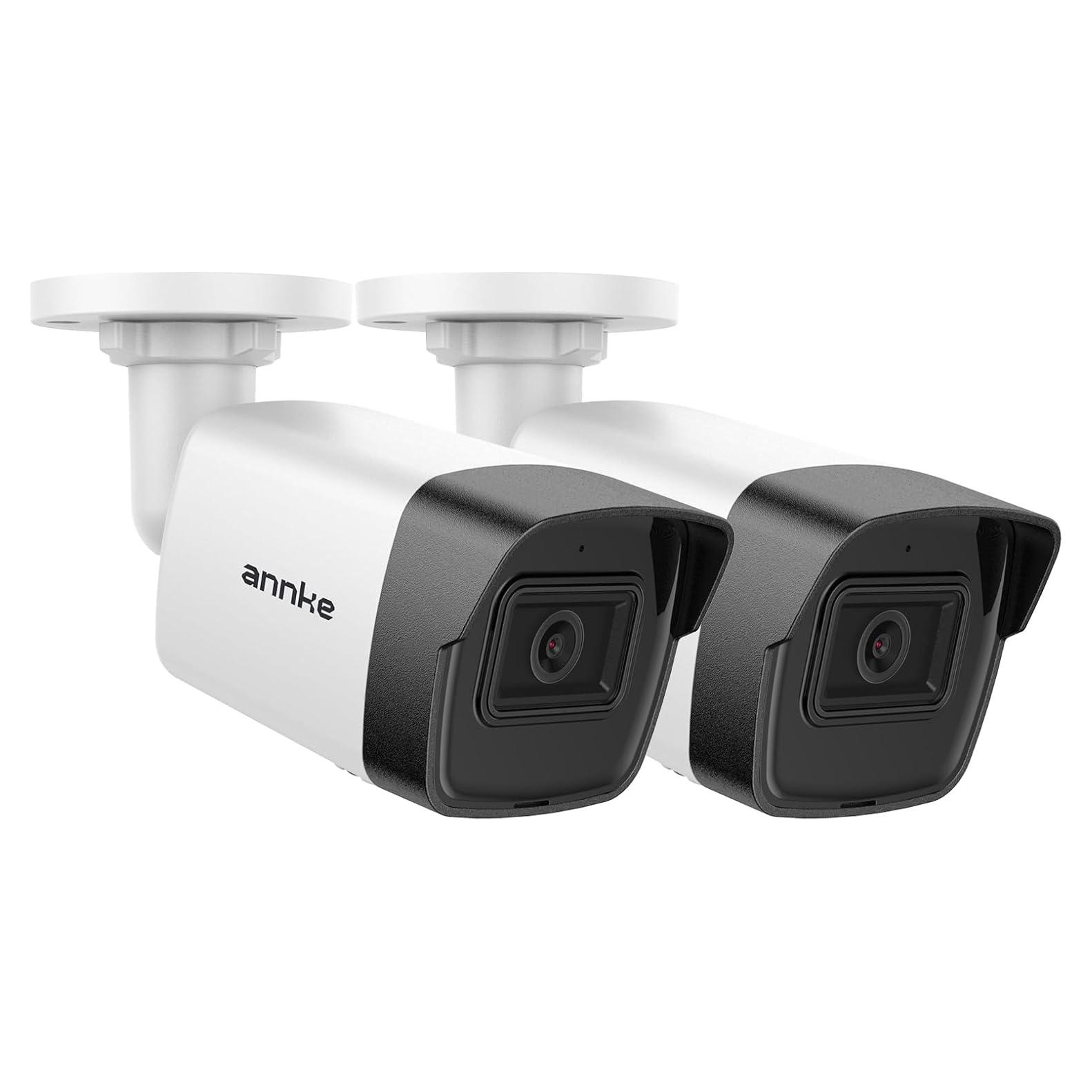 Cámaras de Seguridad PoE ANNKE C500 5MP con Audio 2 Unidades