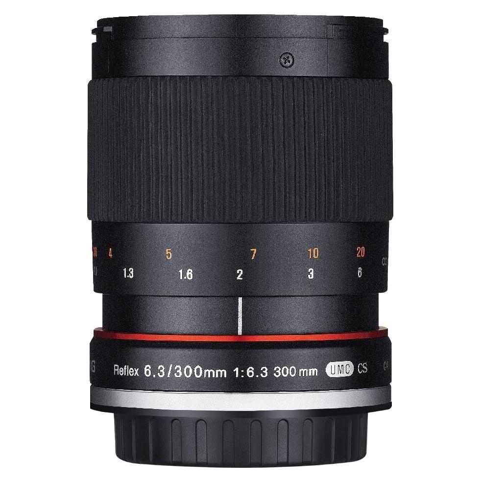 Lente Espejo Rokinon 300mm F6.3 para Cámaras Sin Espejo Fuji X