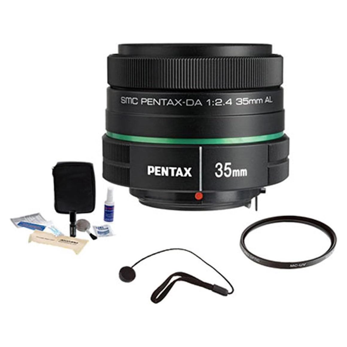 Lente Pentax SMCP-DA 35mm f/2.4 AL con Filtro UV y Kit