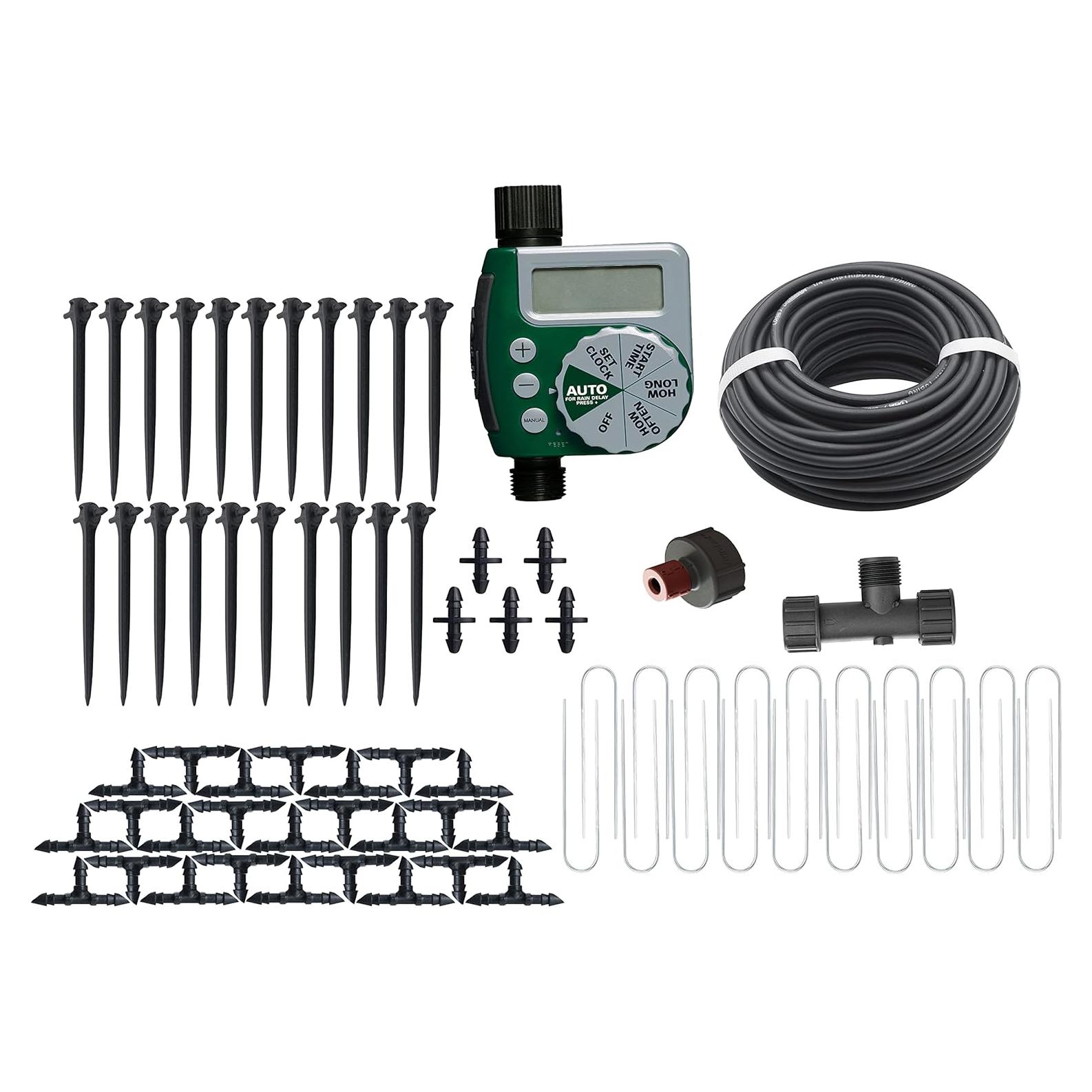 Kit de Riego por Goteo Orbit 91945 con Temporizador Automático