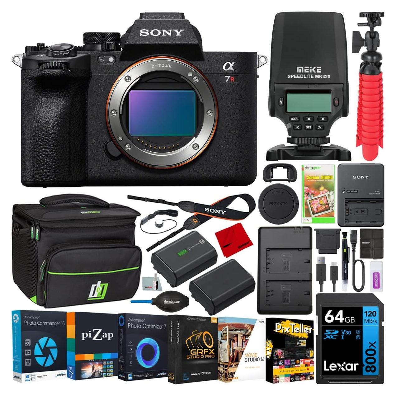 Cámara Sin Espejo Sony Alpha 7R V 61MP + Kit Esencial