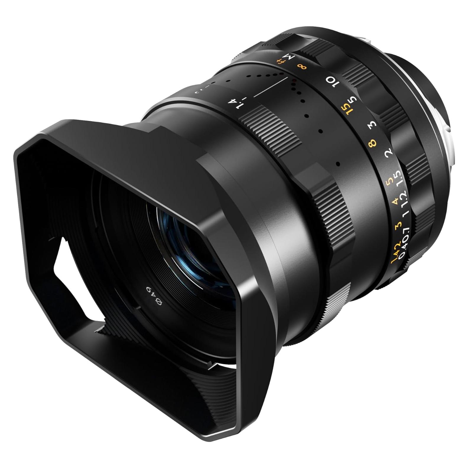 Lente Simera 28mm f/1.4 Asférico para Leica M - Negro