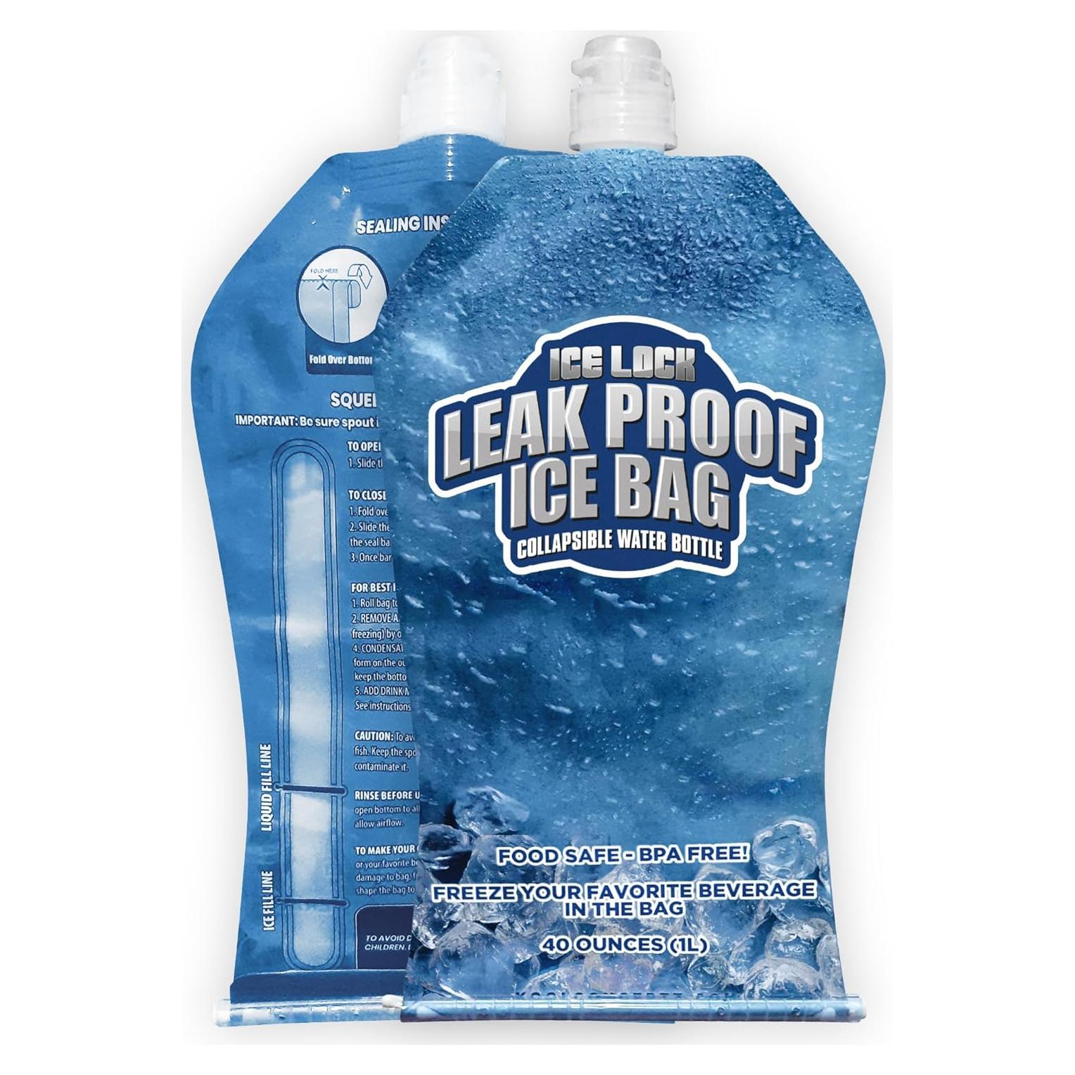 Bolsa de Hielo Reutilizable Ice Lock Grande - 4 Paquetes