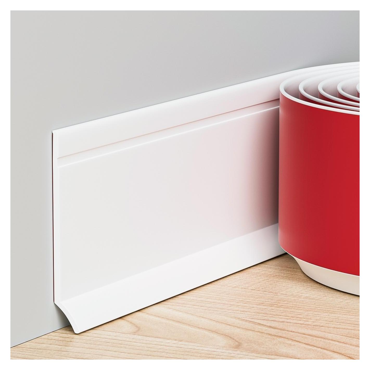 Moldura de Zócalo Flexible Duzzy 10.2 cm x 6.1 m Vinilo