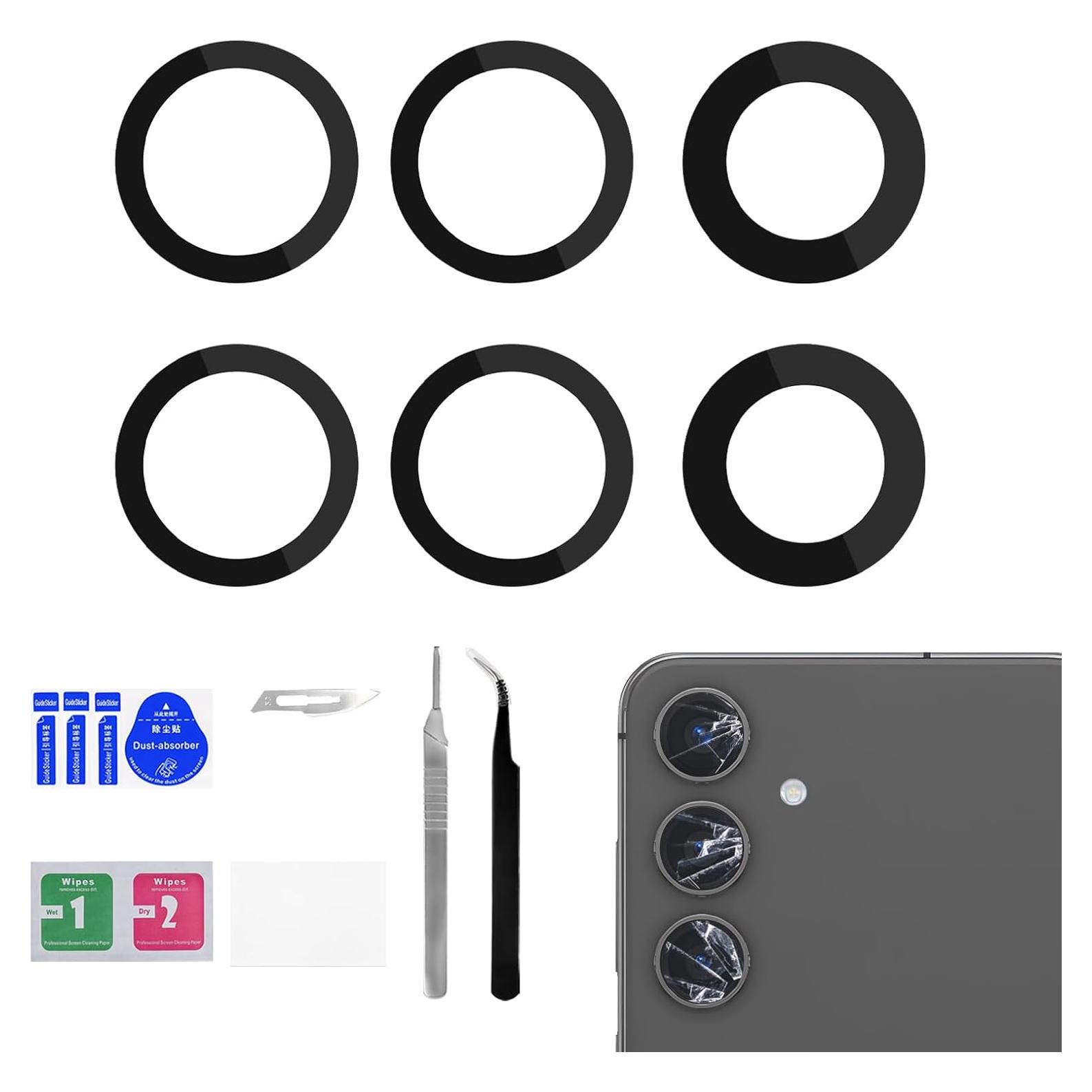 Reemplazo Lente de Cámara Samsung Galaxy S24+ Plus - Kit Completo