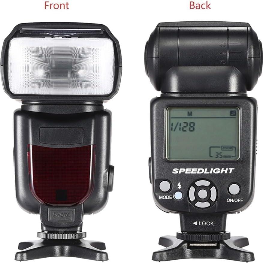 Flash Speedlite Digital Nc ALT-95CN-951 con LCD para Panasonic Lumix S1