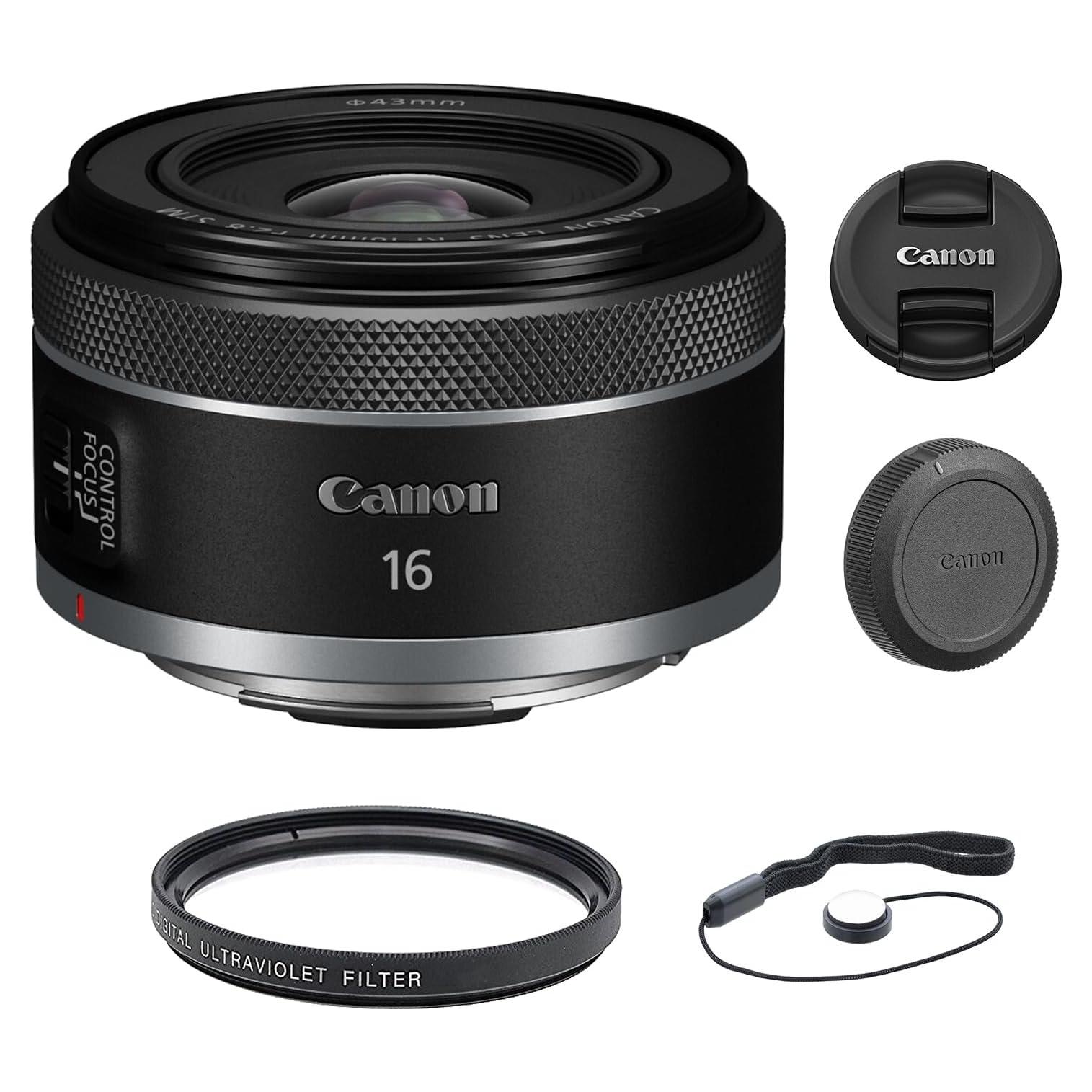 Lente Canon RF 16mm f/2.8 STM Gran Angular + Filtro UV