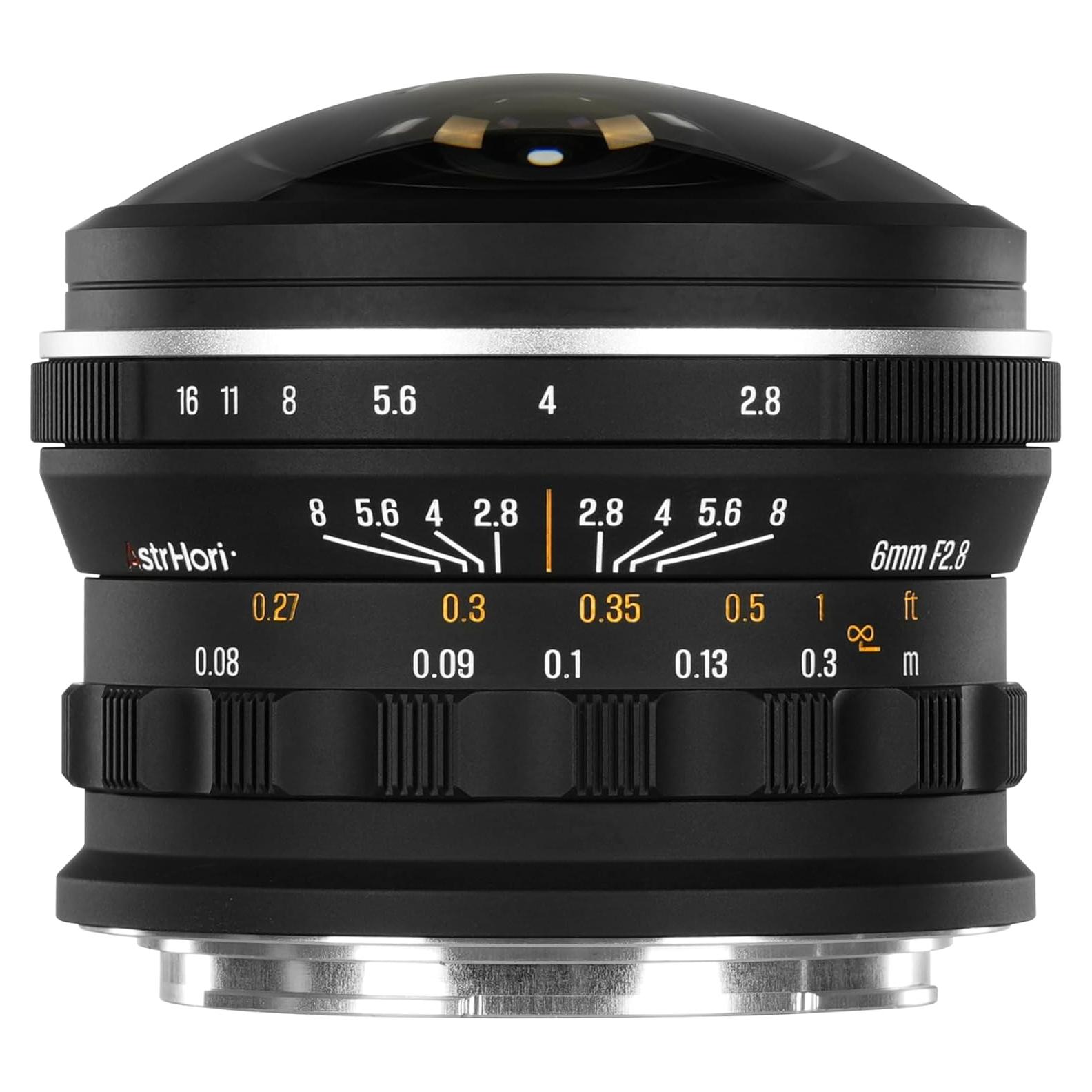 Lente Fisheye Circular AstrHori 6mm F2.8 Montura Z
