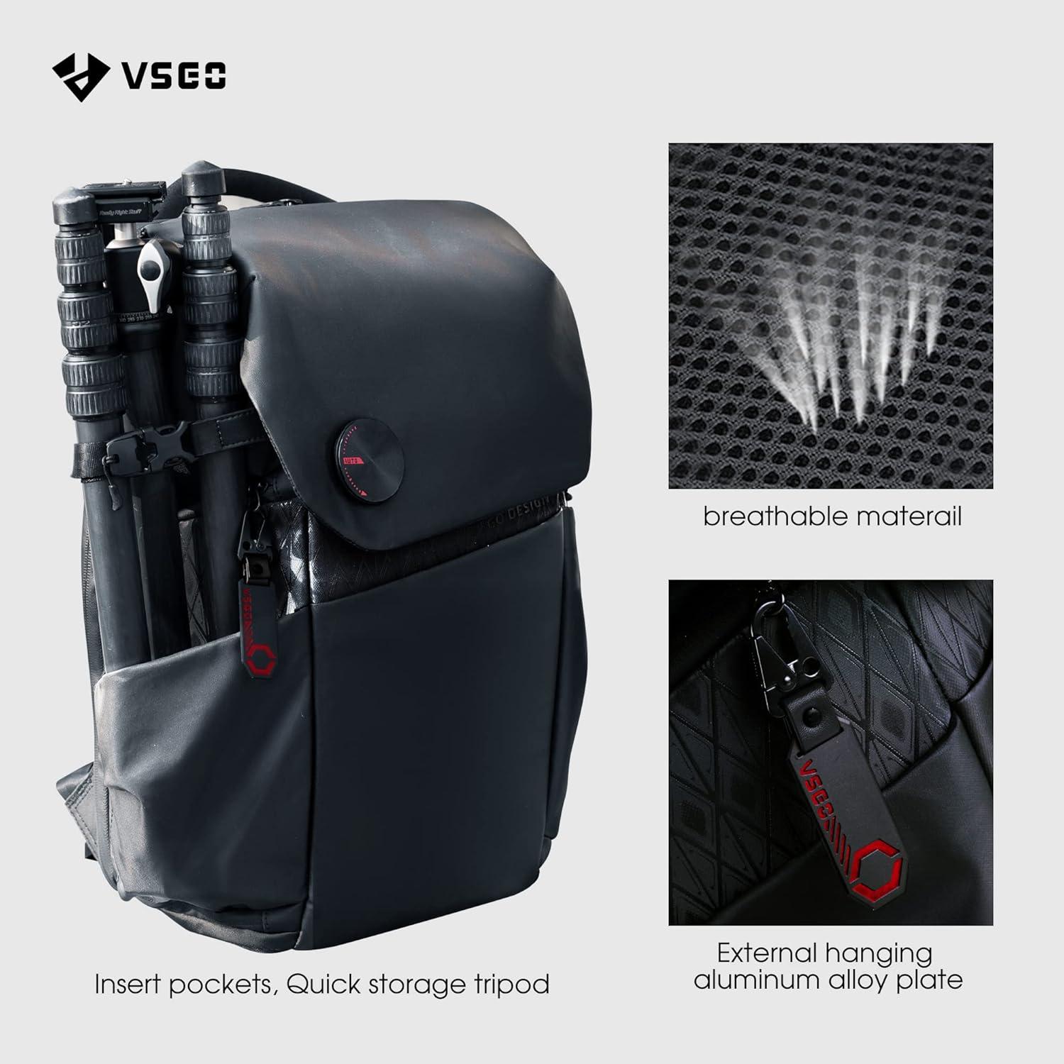 Mochila Profesional VSGO 20L para Cámara DSLR/SLR Impermeable