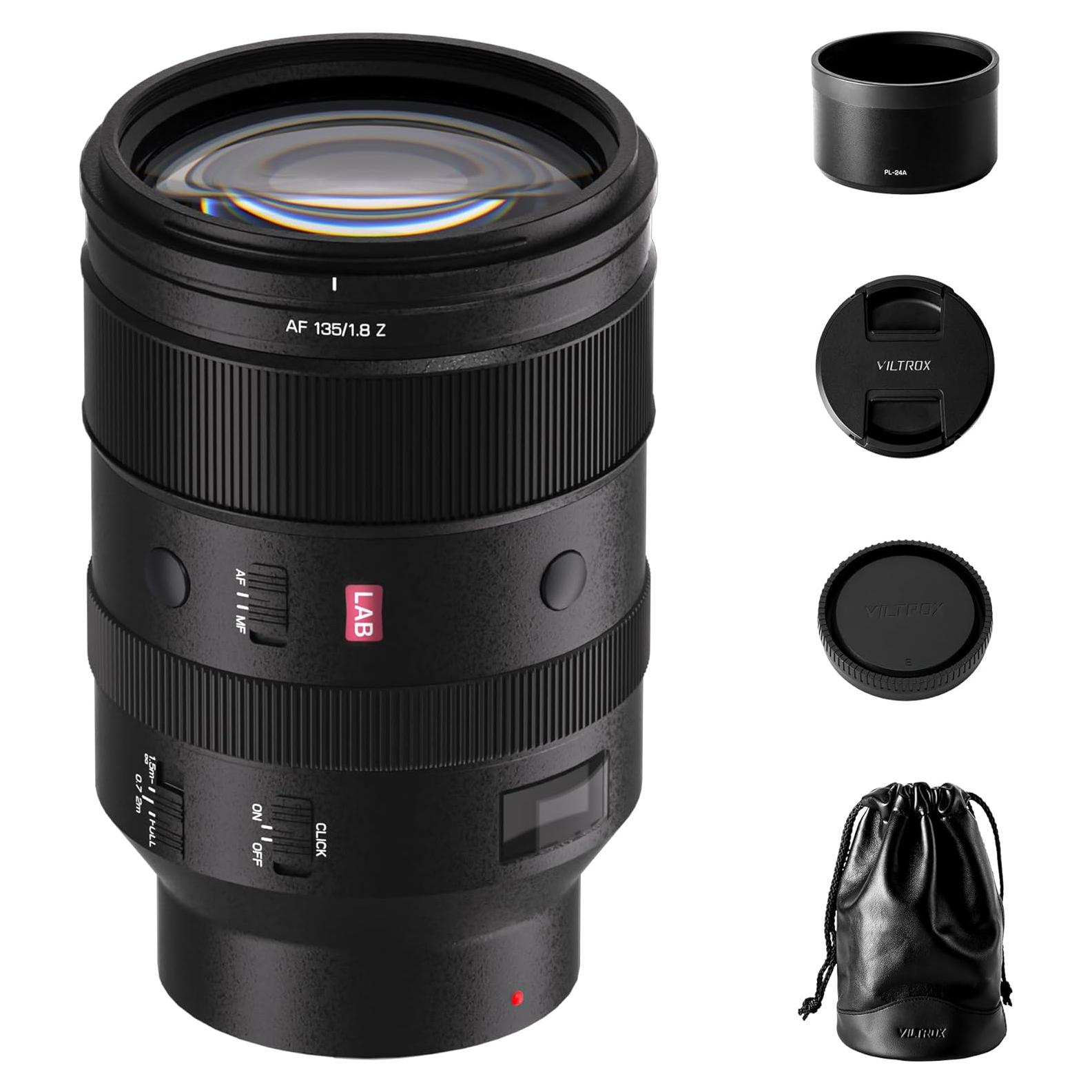 Lente Viltrox AF 135mm F1.8 para Nikon Z - Telefoto Fijo