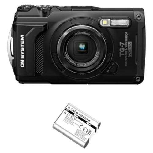 Cámara Submarina OM SYSTEM Tough TG-7 Negra 12MP 4K