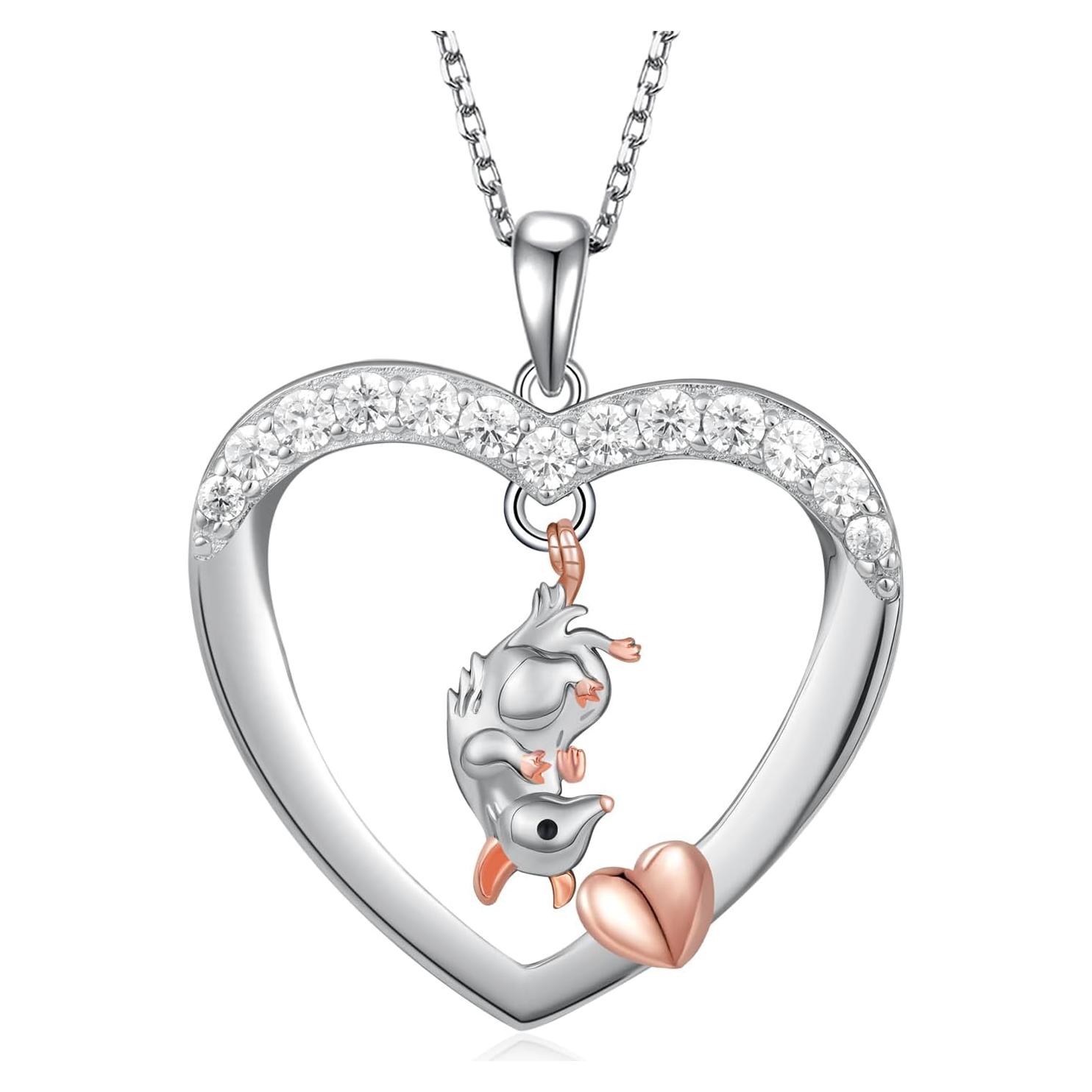 Collar de Opossum Plata Esterlina 925 45.72 cm Ajustable