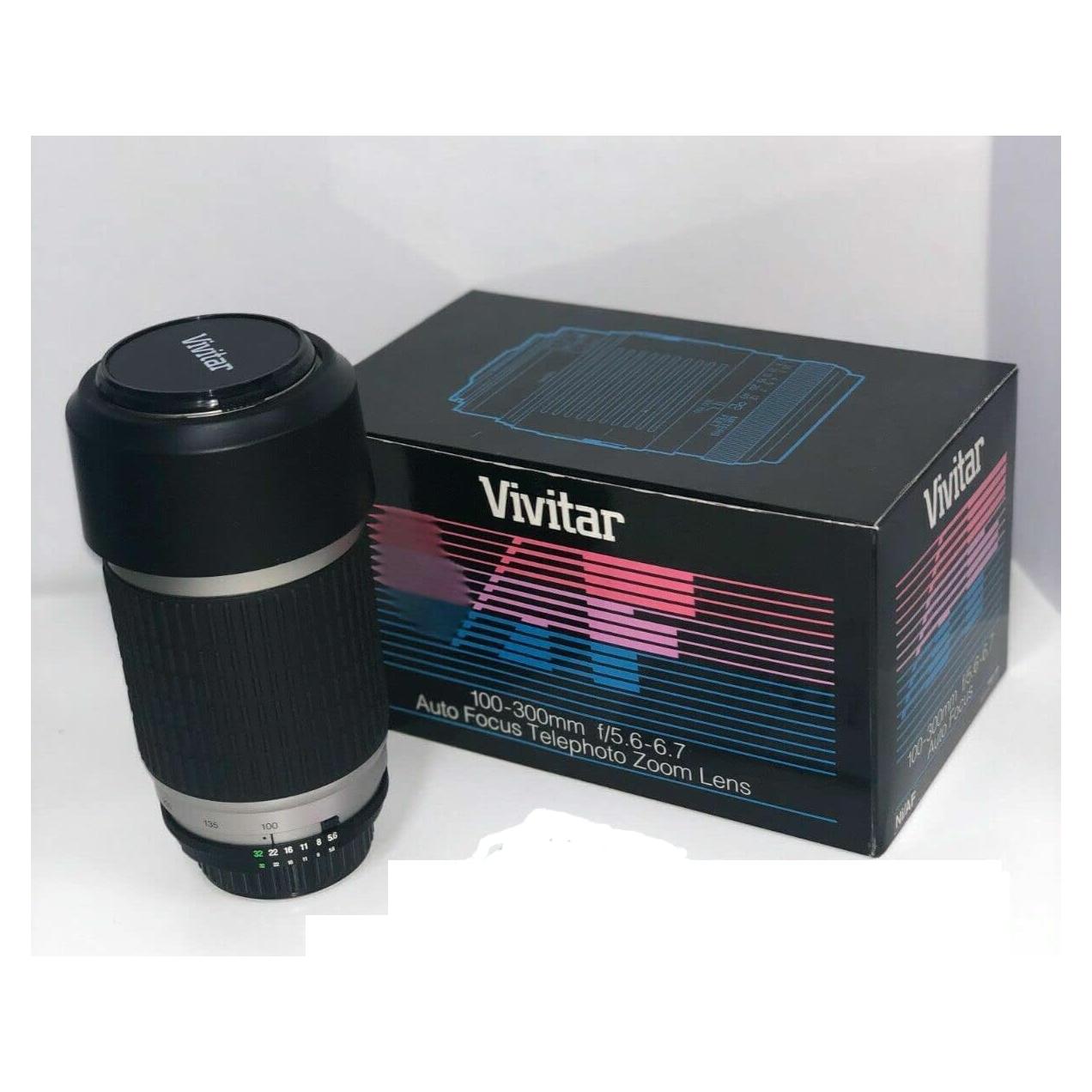 Lente Telefoto Zoom Vivitar 100-300mm f/5.6-6.7 para Nikon