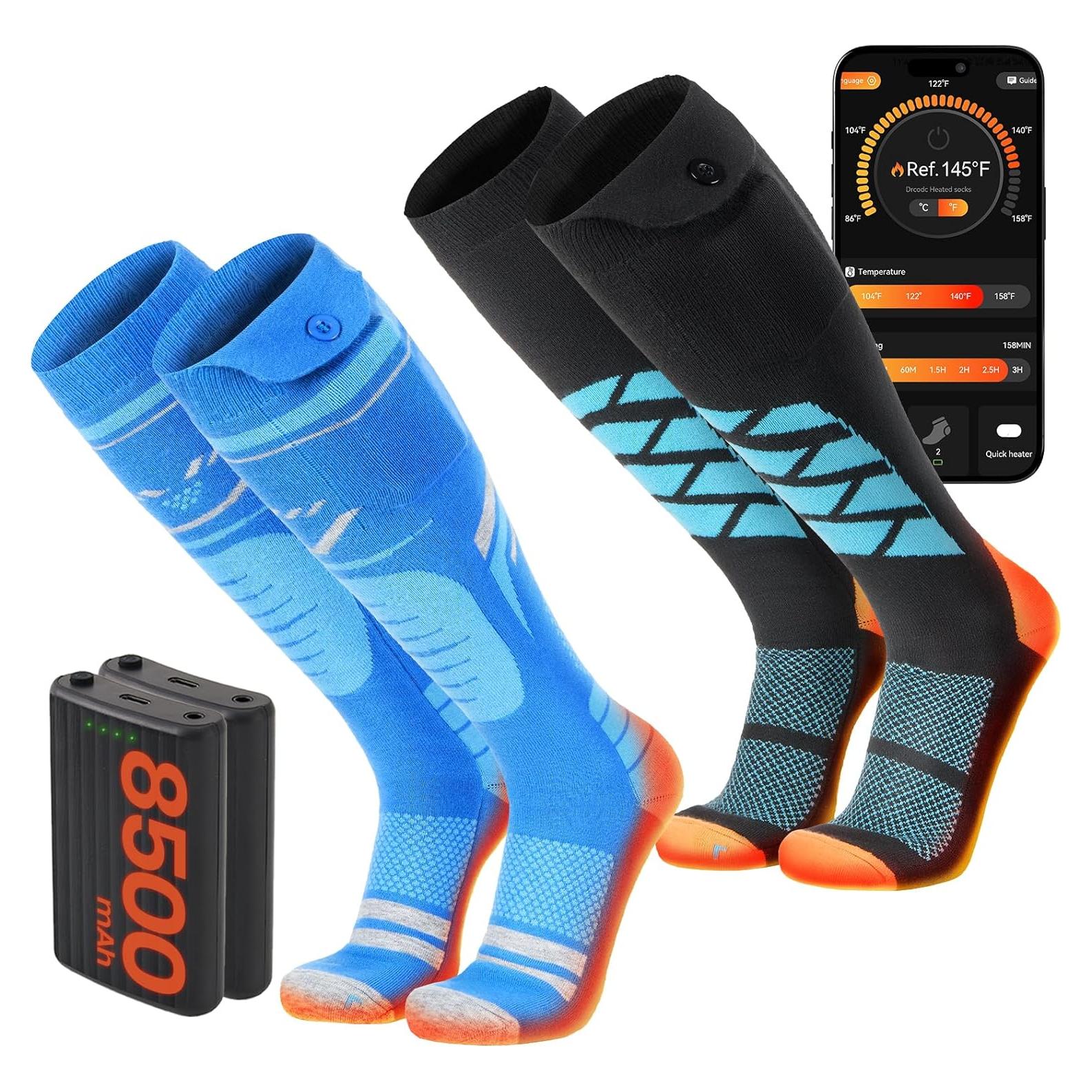 Calcetines Térmicos Eléctricos SURGOAL con Batería 8500mAh