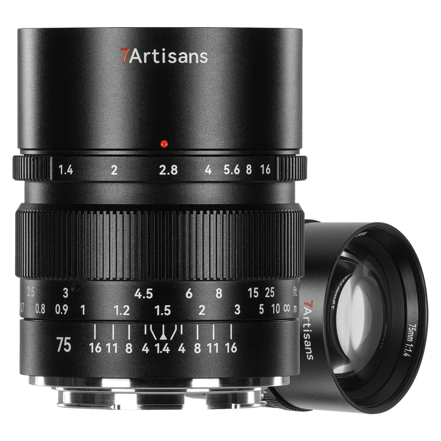 Lente 7artisans 75mm F1.4 para Montura L - Bokeh Suave