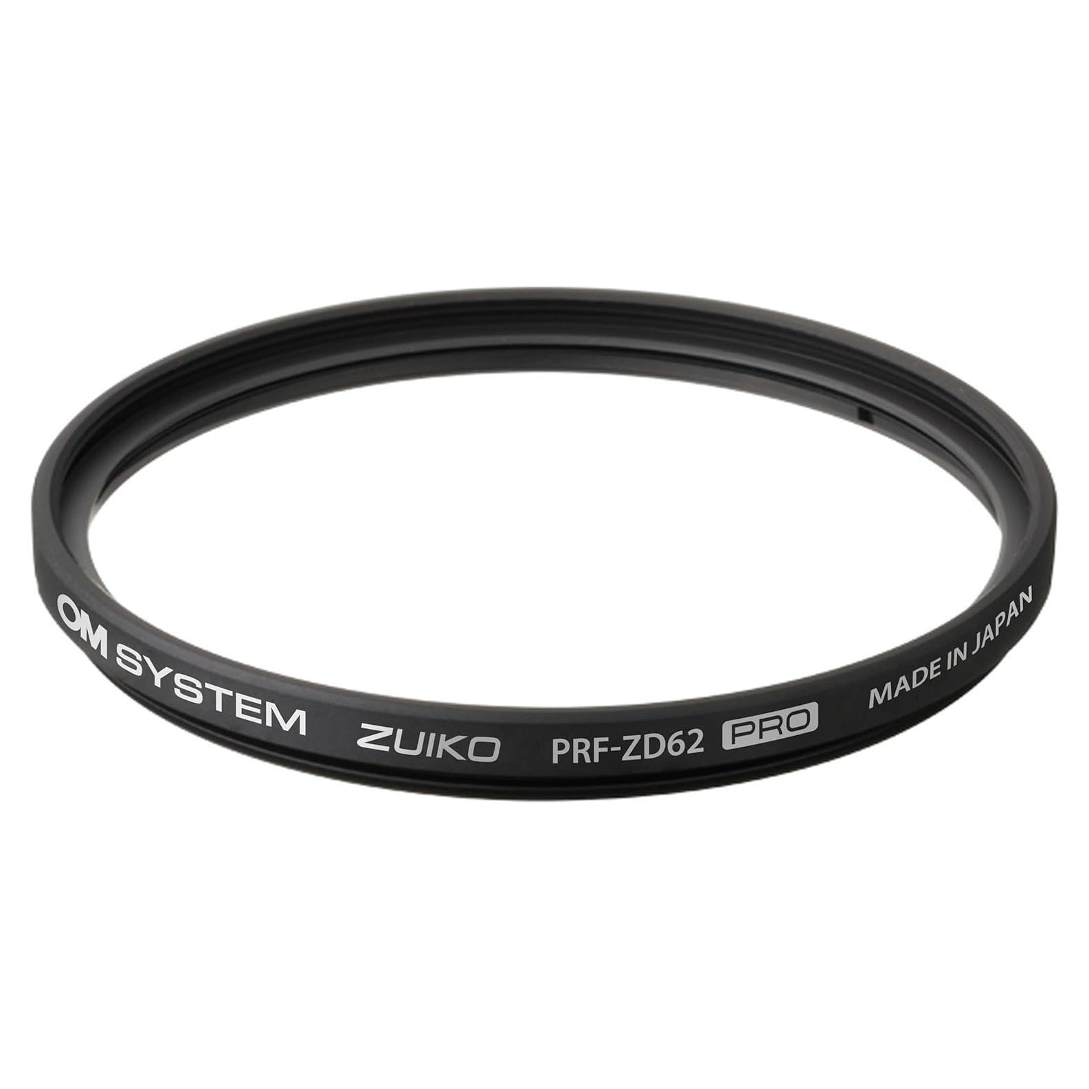 Filtro de Protección Claro OM SYSTEM 62mm para Lentes PRO