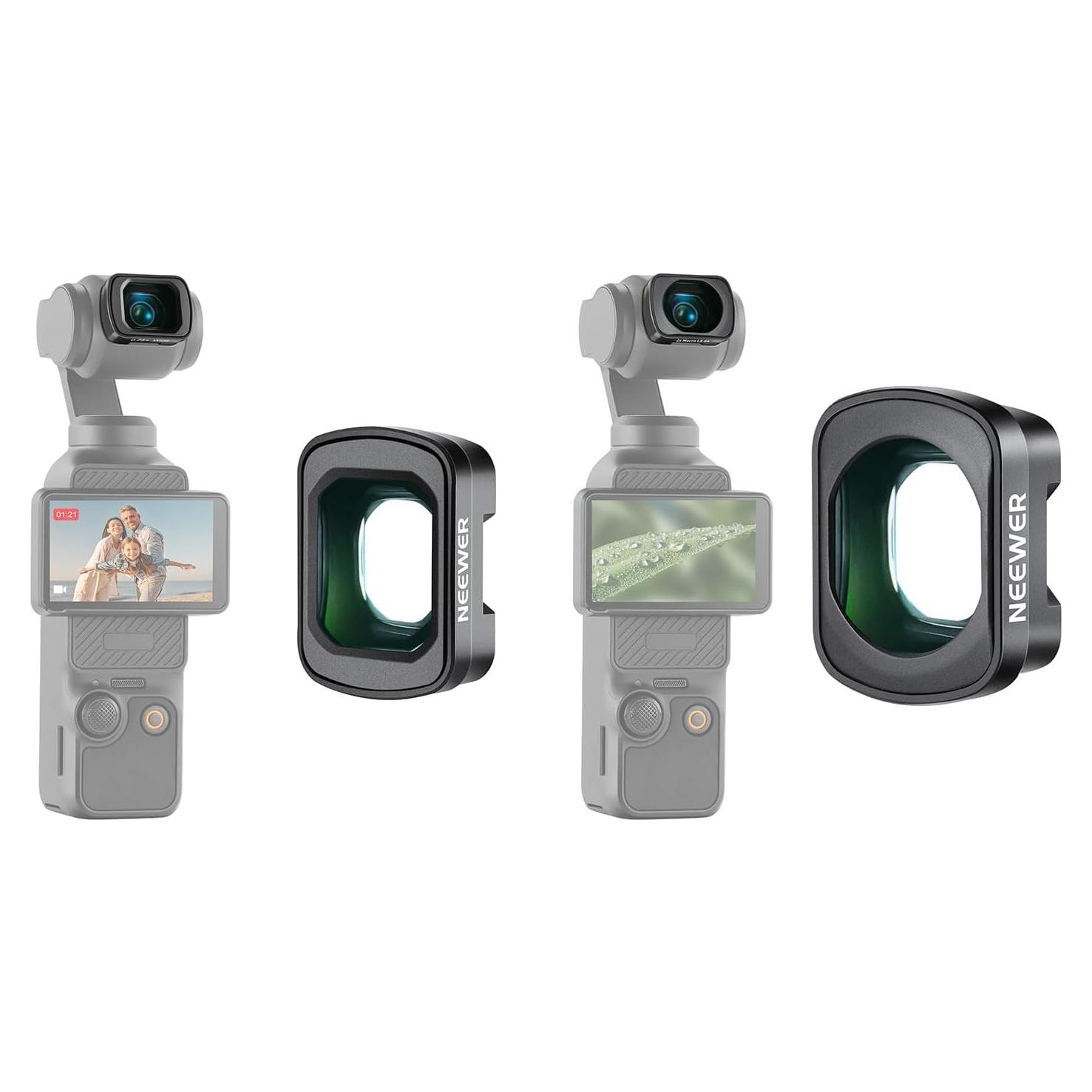 Lente Gran Angular 0.75X y Macro 2X NEEWER para DJI OSMO Pocket 3