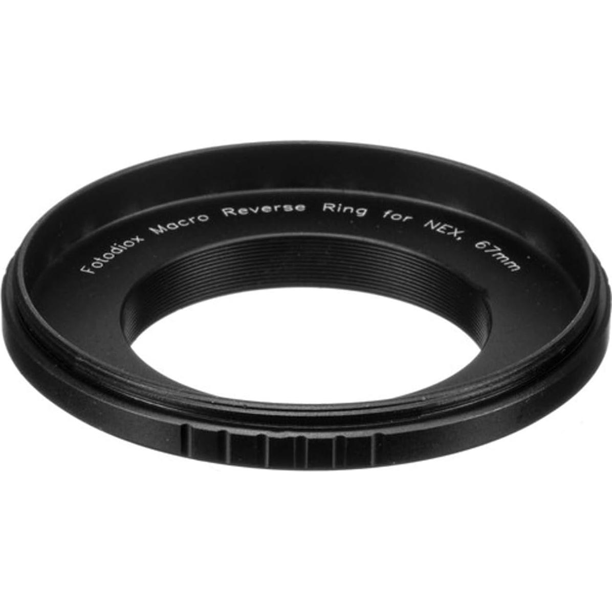 Adaptador de Montaje Inverso Fotodiox 67mm para Cámaras Sony E